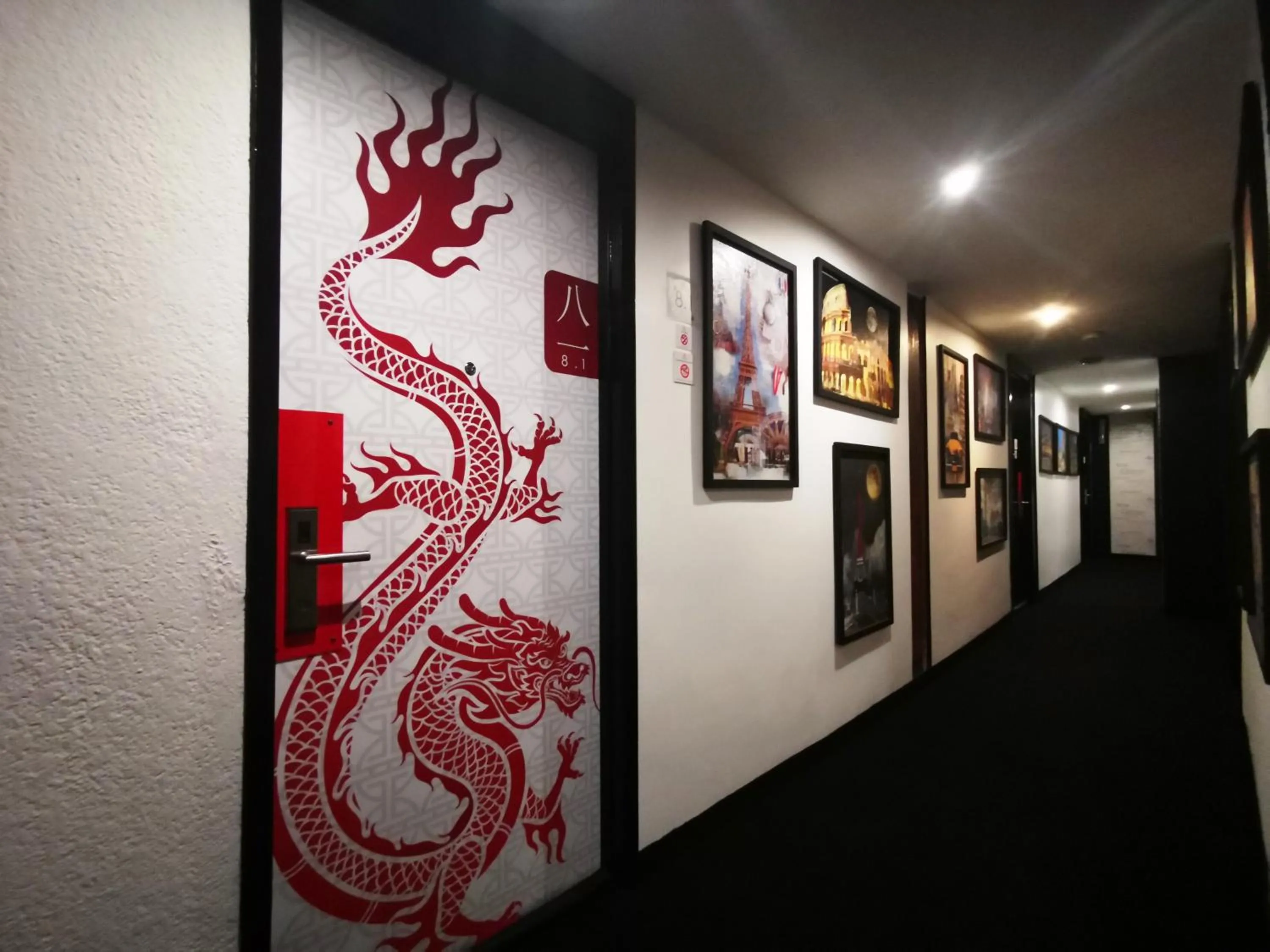 Decorative detail in Hotel Black Boutique