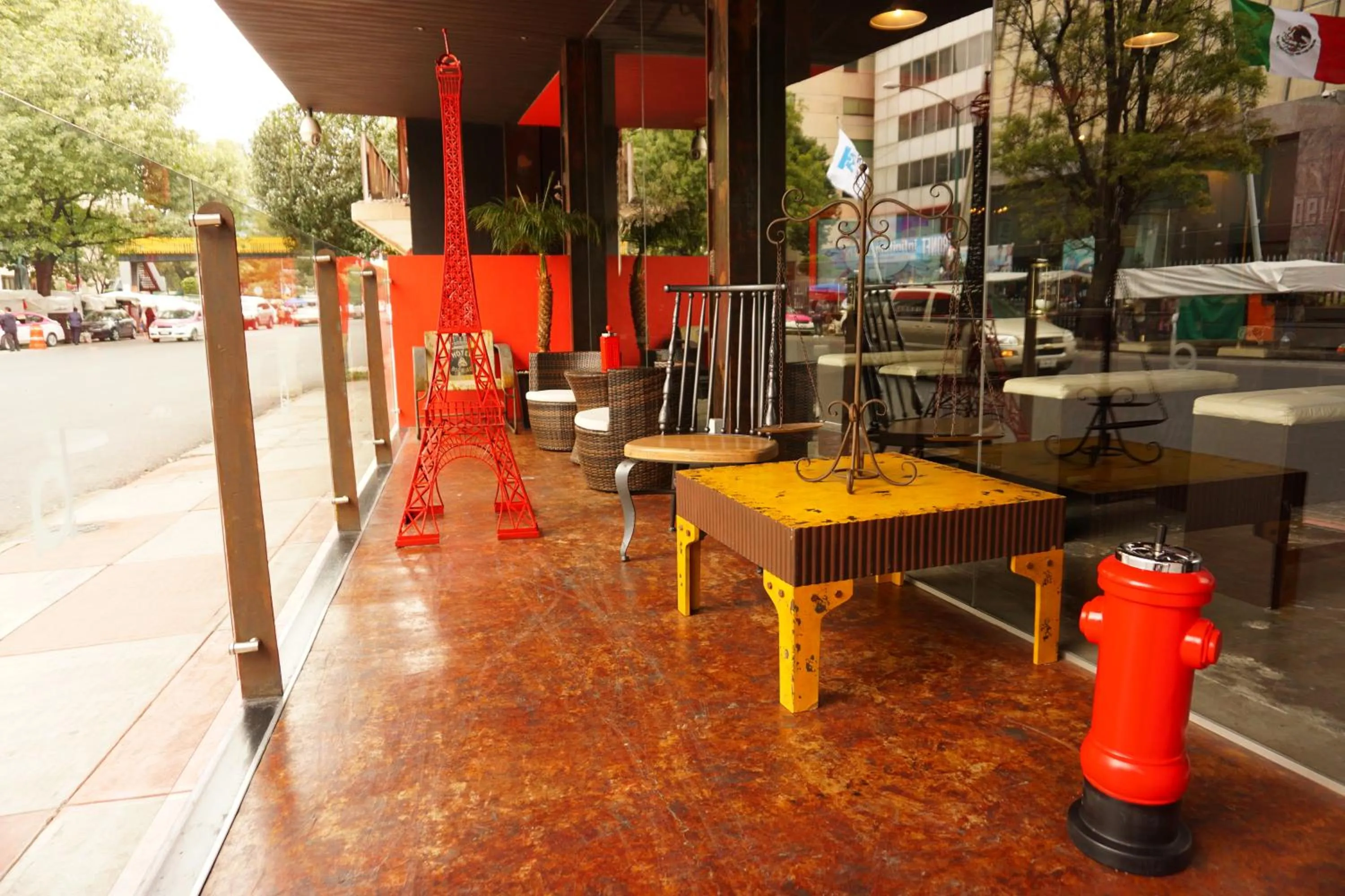 Balcony/Terrace in Hotel Black Boutique