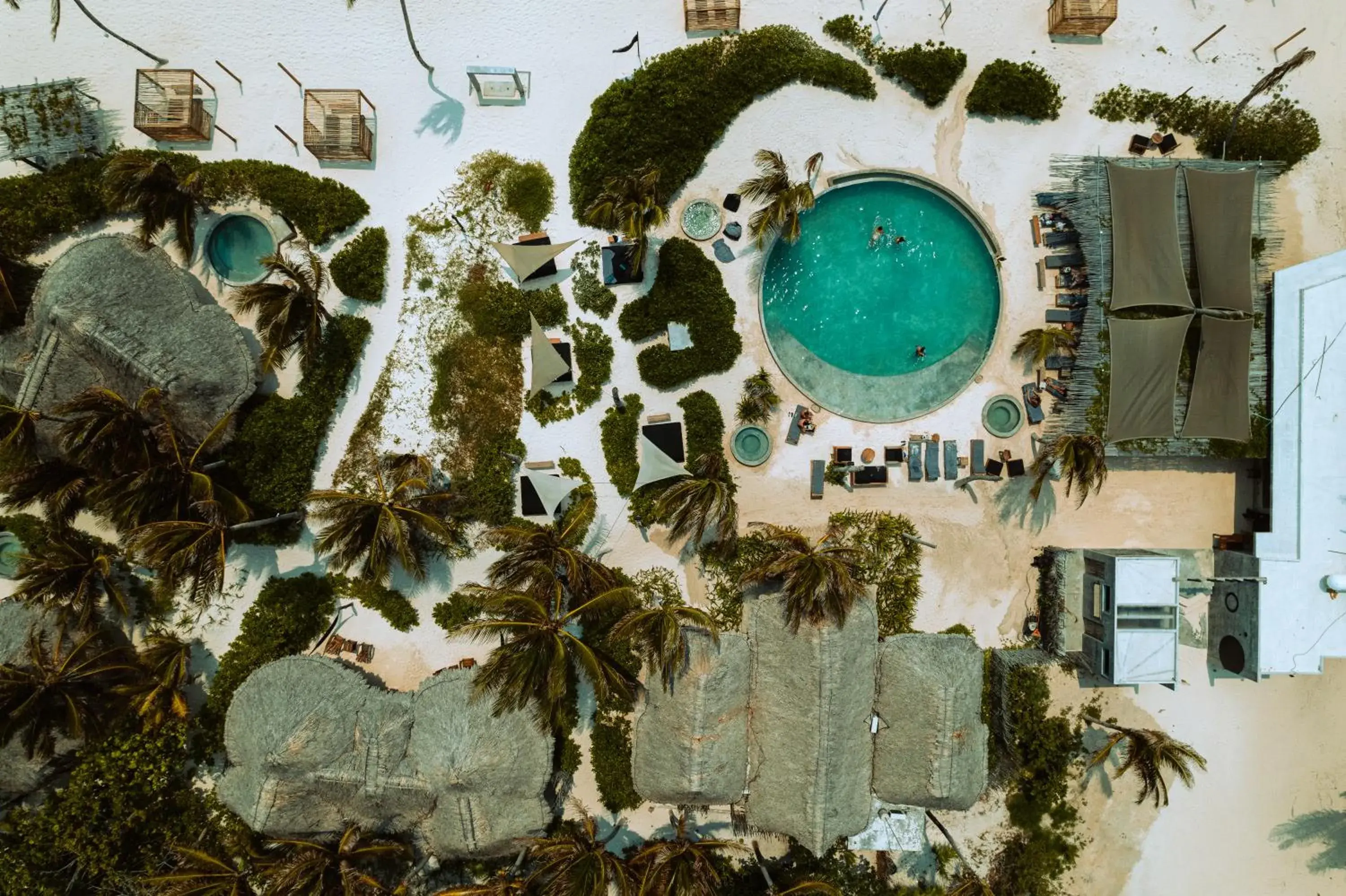 Bird's eye view in Maya Tulum By G Hotels Bird's eye view in Maya Tulum By G Hotels
