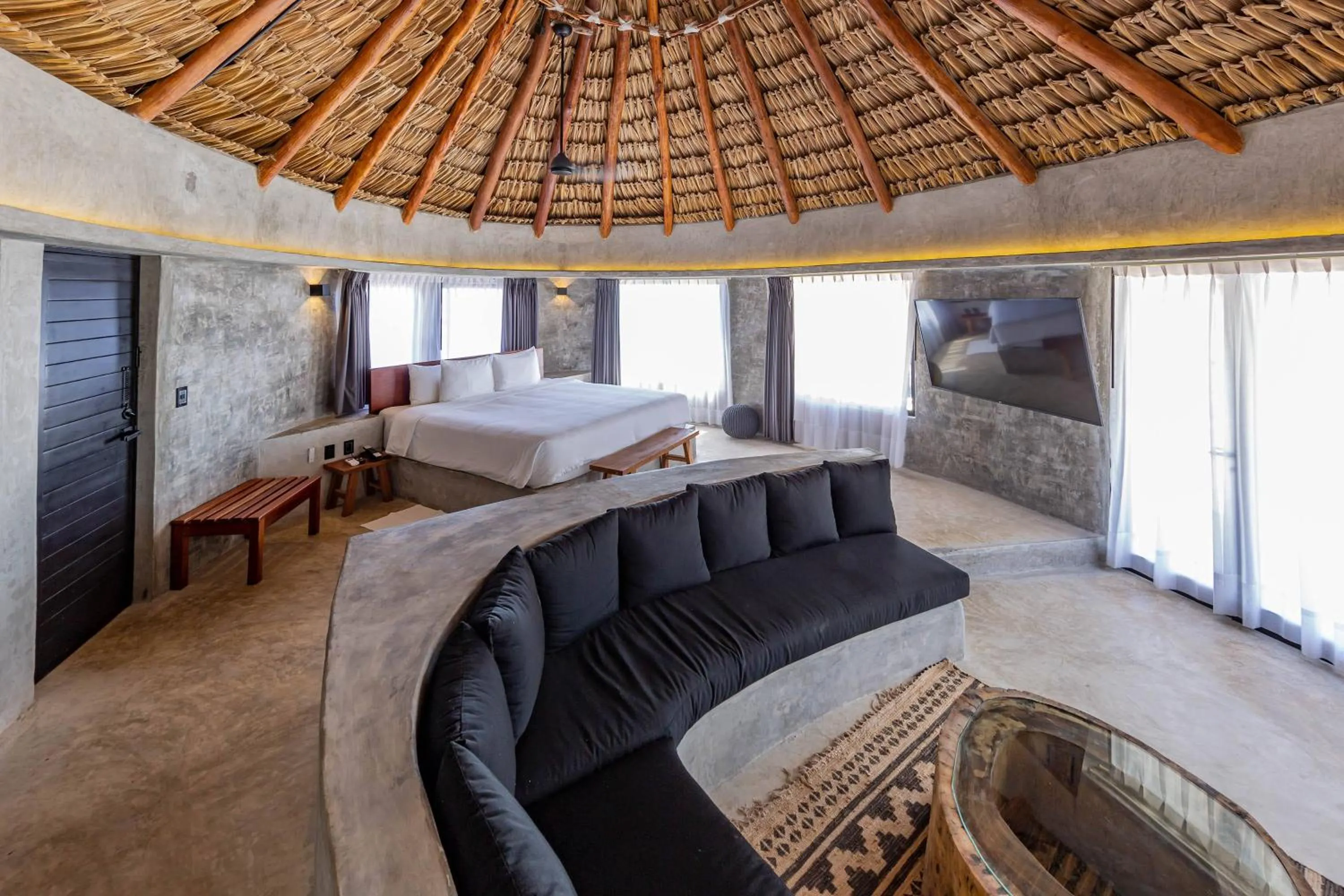 Bed in Maya Tulum By G Hotels