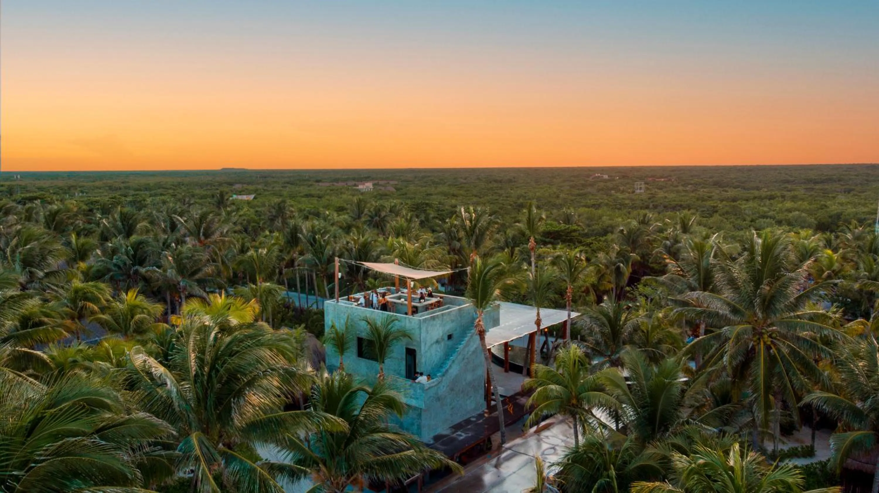 Bird's eye view in Maya Tulum By G Hotels