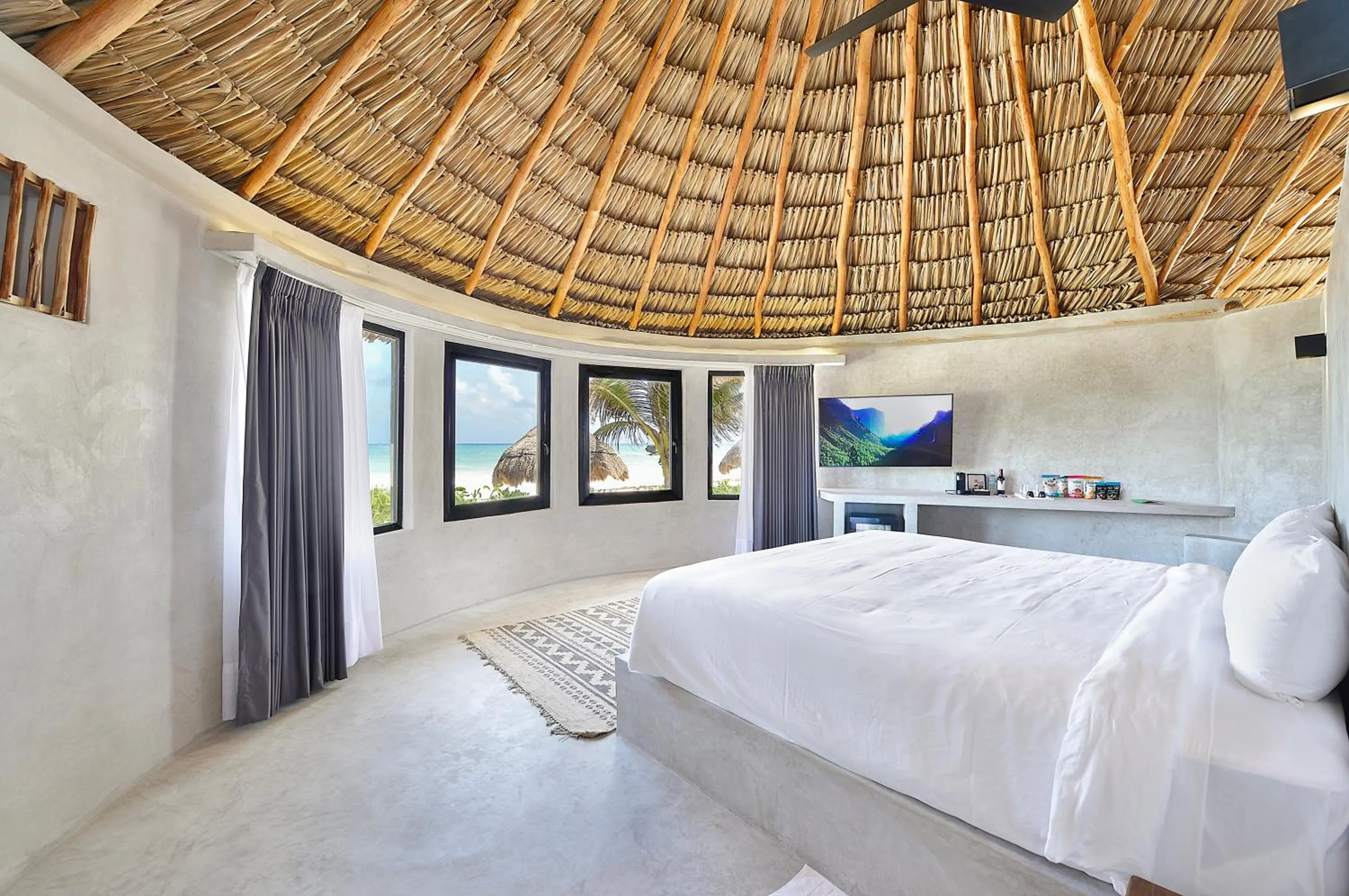 Bed in Maya Tulum By G Hotels