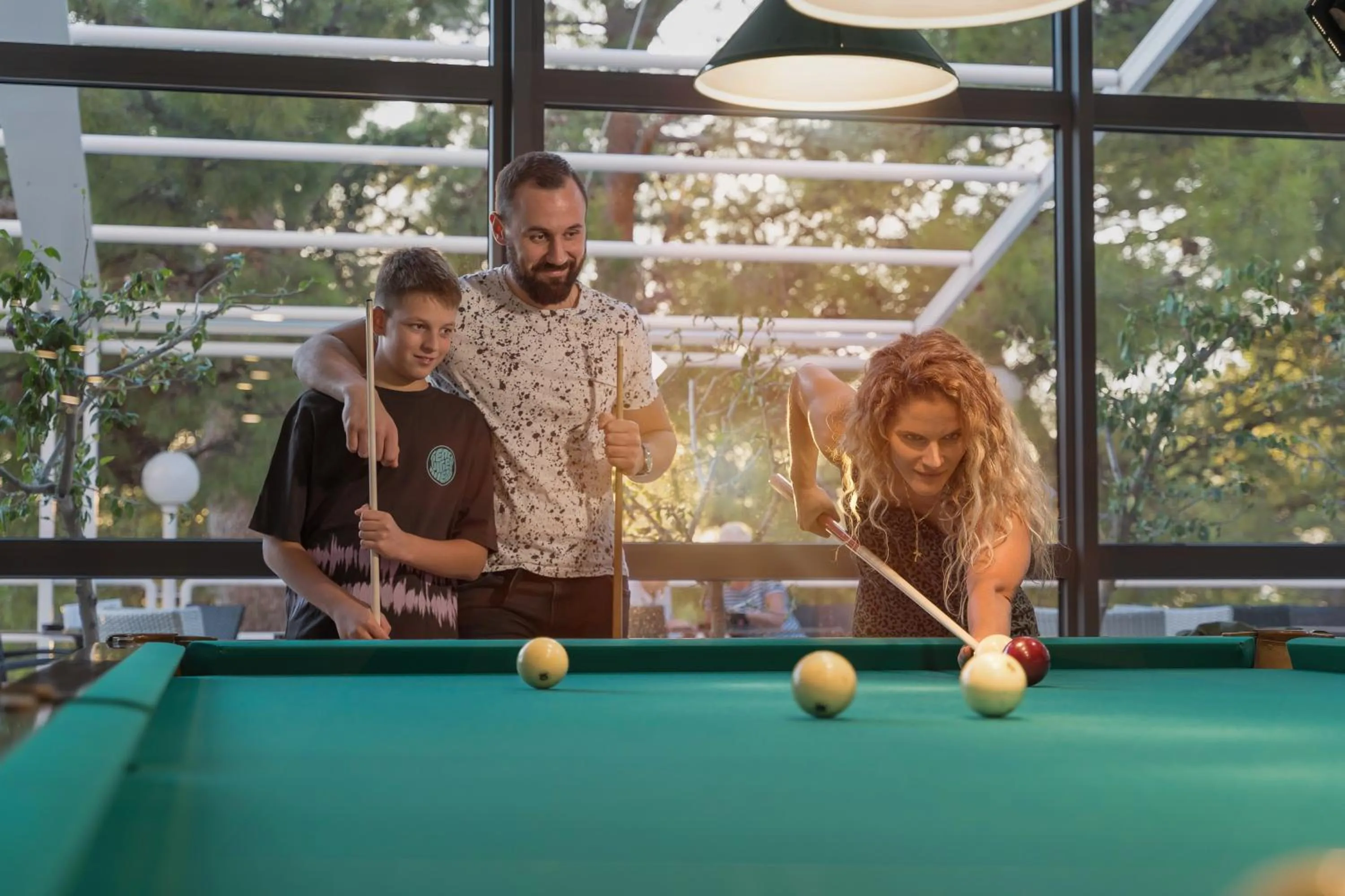 Billiard in Hotel Horizont