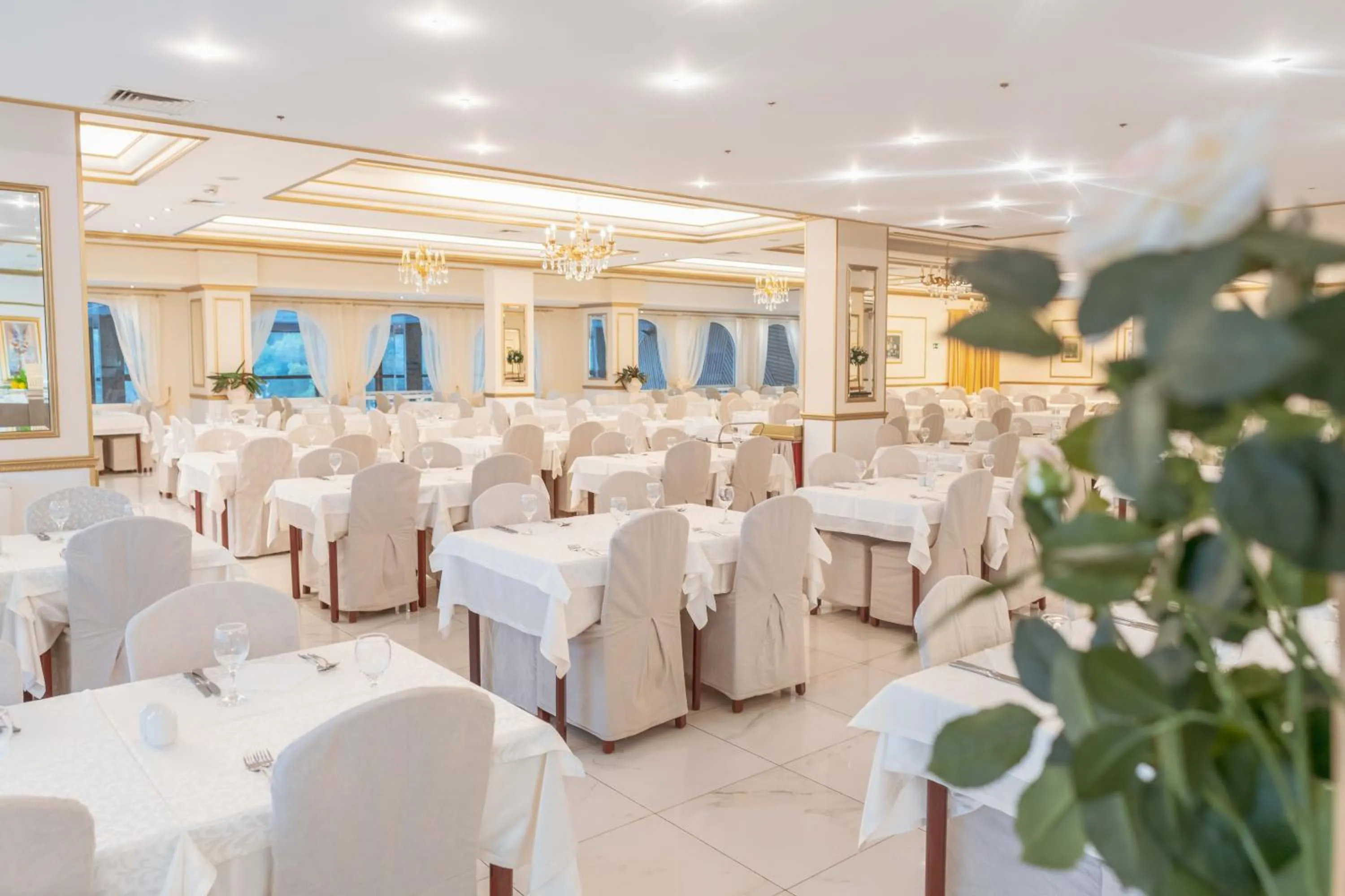 Restaurant/places to eat in Hotel Horizont