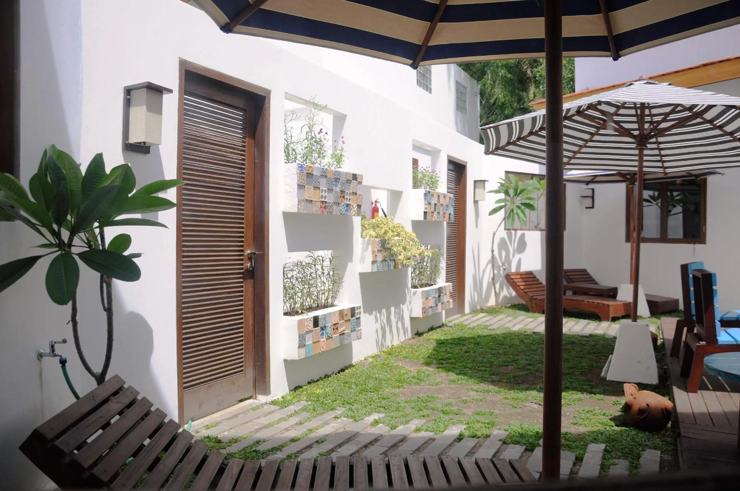 Garden view in Jali Resort - Gili Trawangan