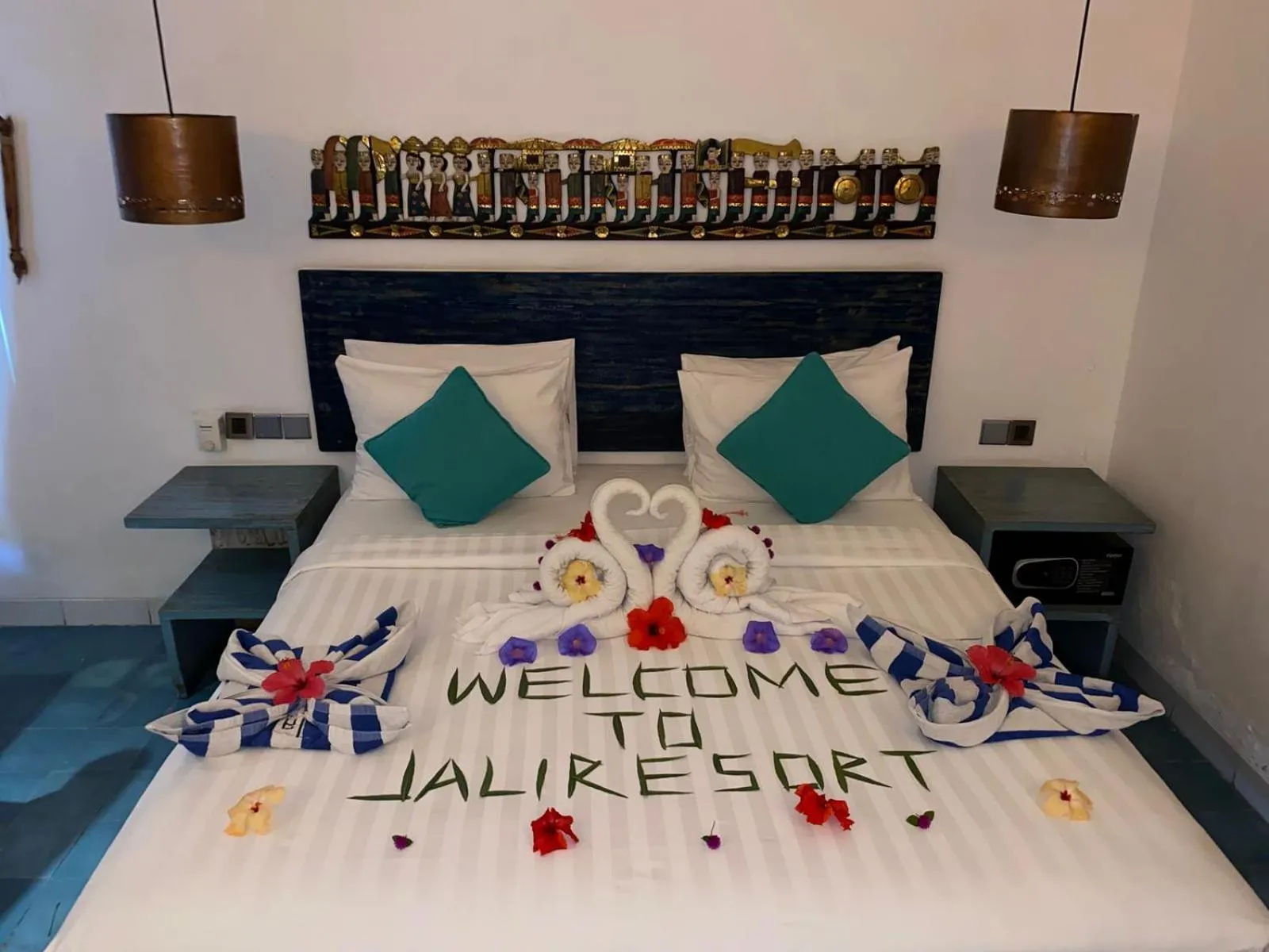 Bed in Jali Resort - Gili Trawangan