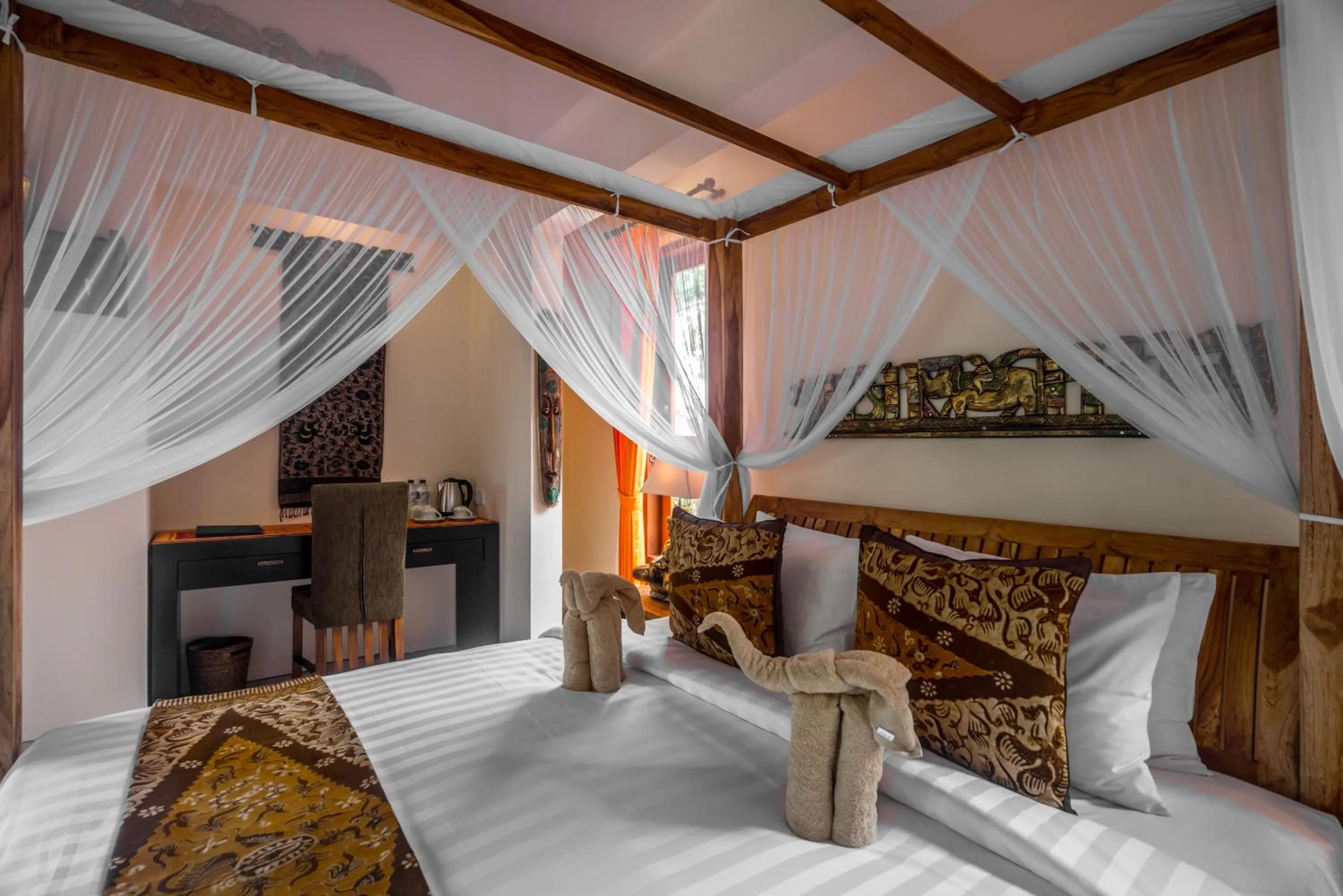 Bedroom, Bed in Gefecon Villa Ubud