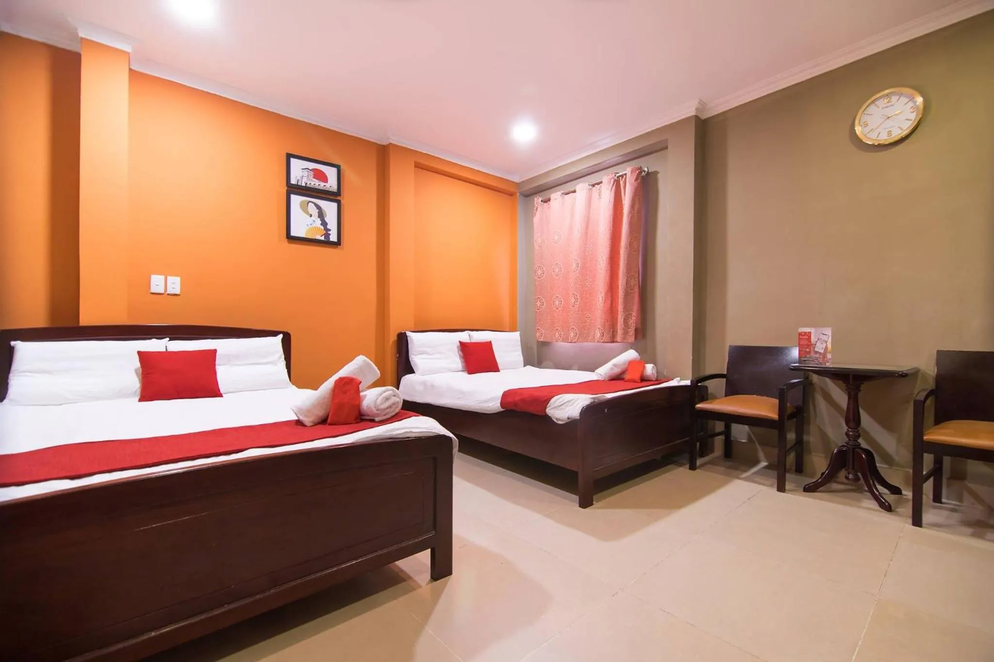 Bed in Van Giao Hotel