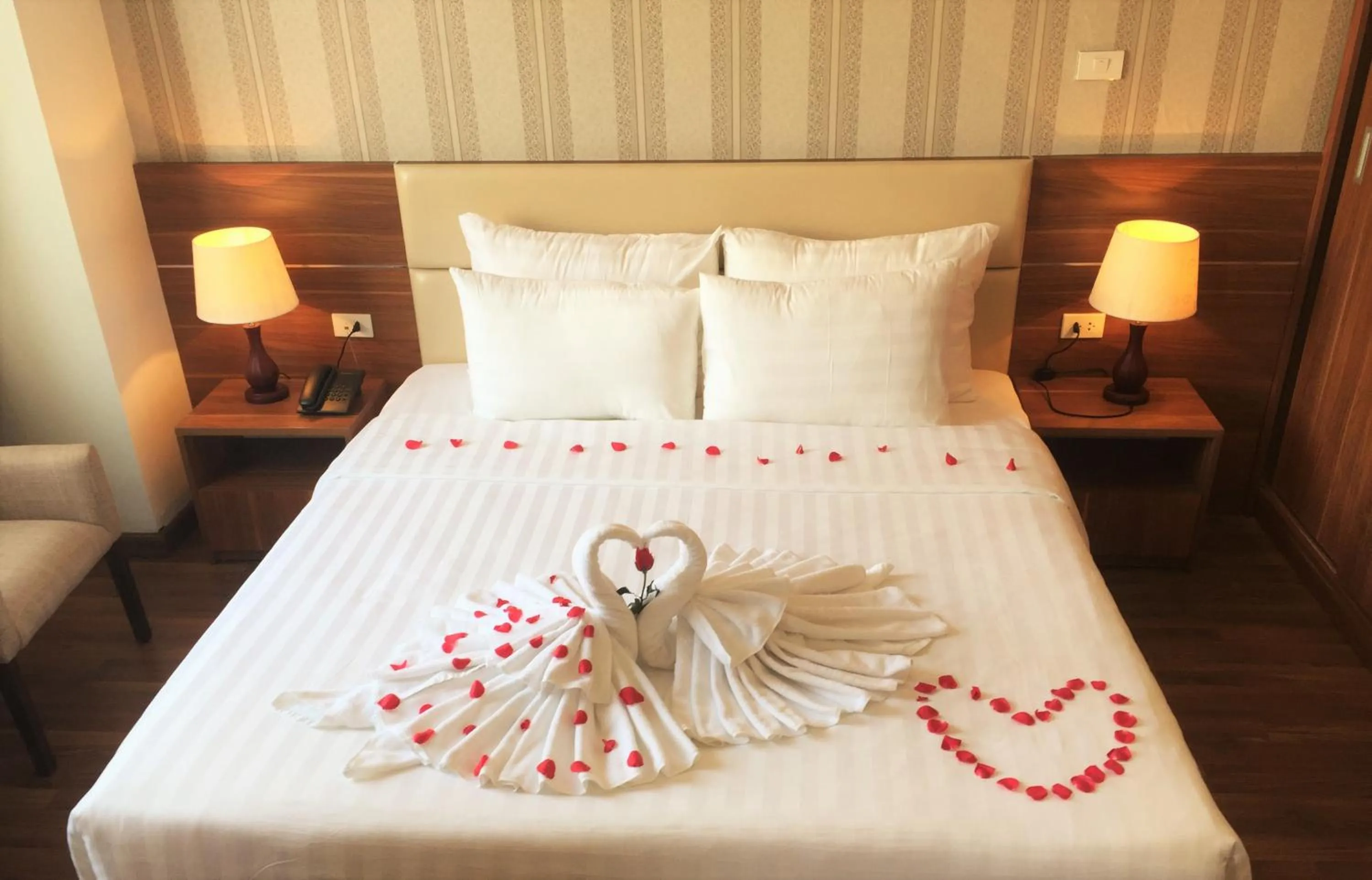 Decorative detail in Hanoi Pomihoa Hotel