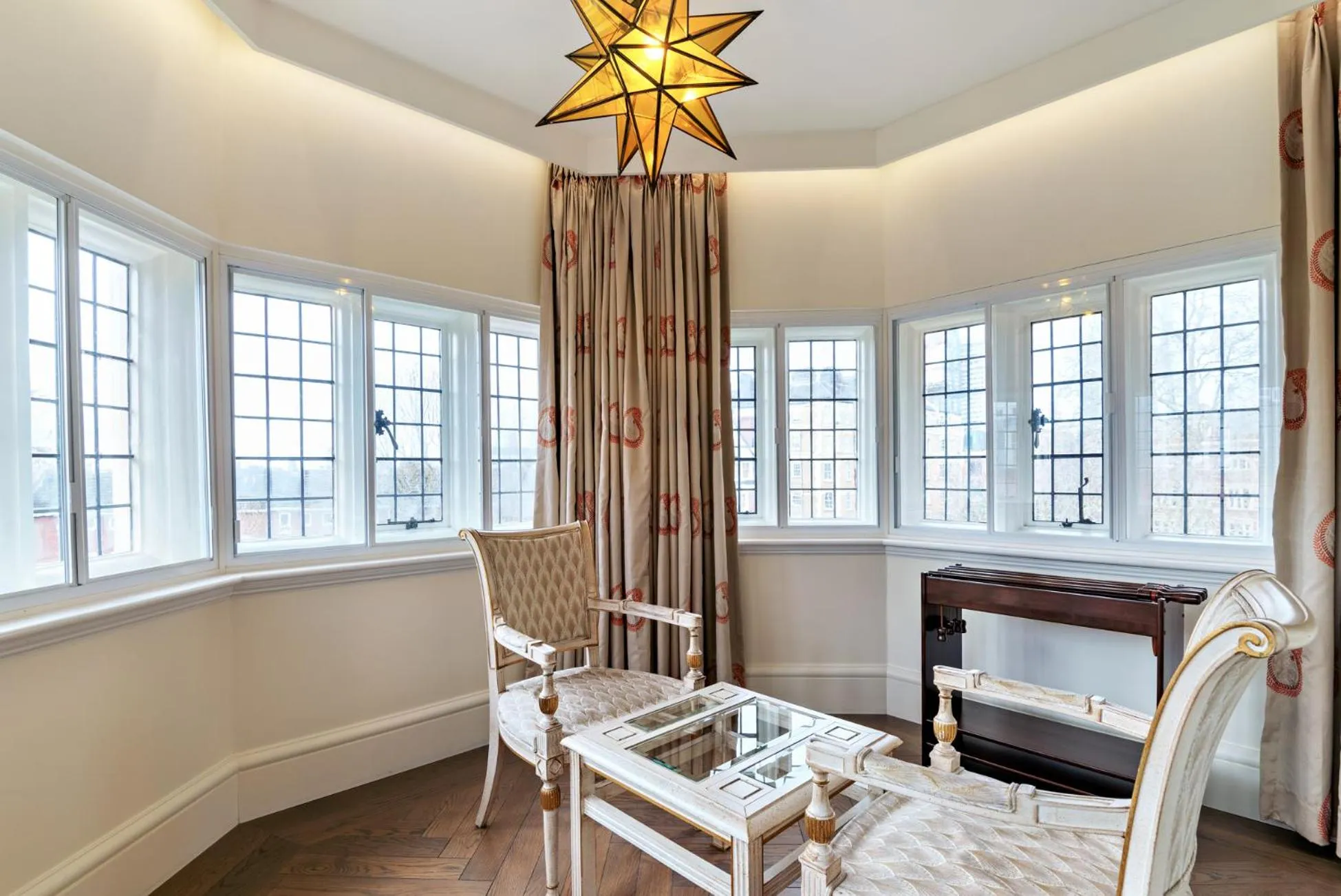 Seating area in The LaLit London