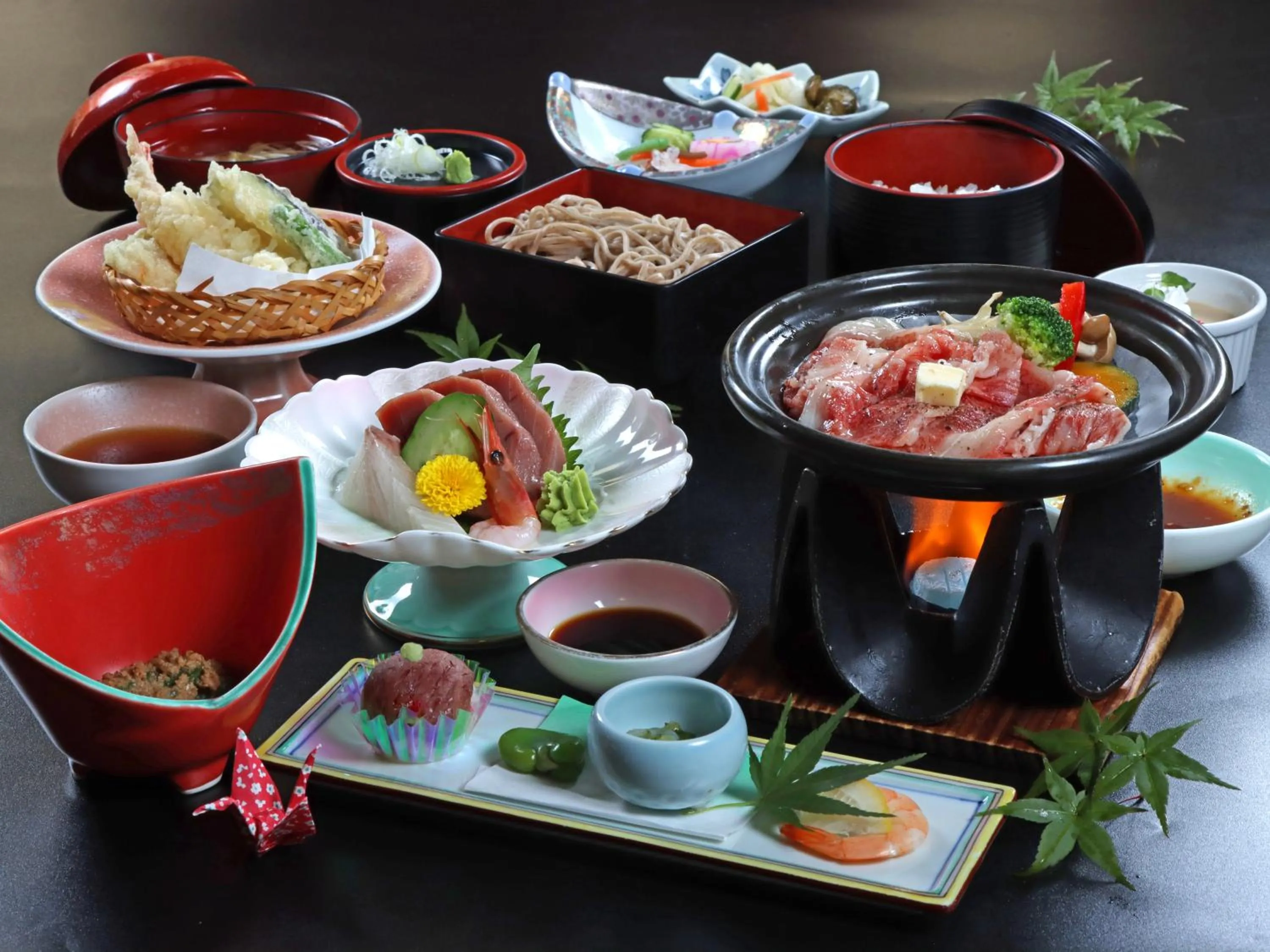 Food in Shugyoku no Yu Yakushido Onsen