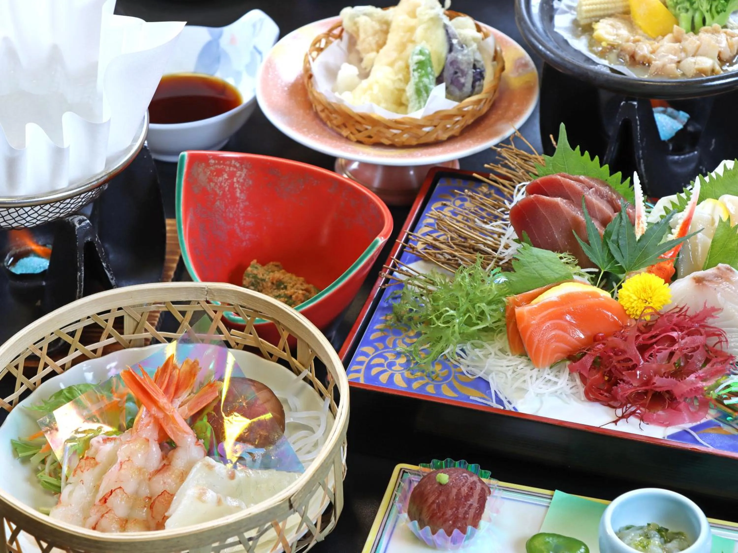 Food close-up in Shugyoku no Yu Yakushido Onsen