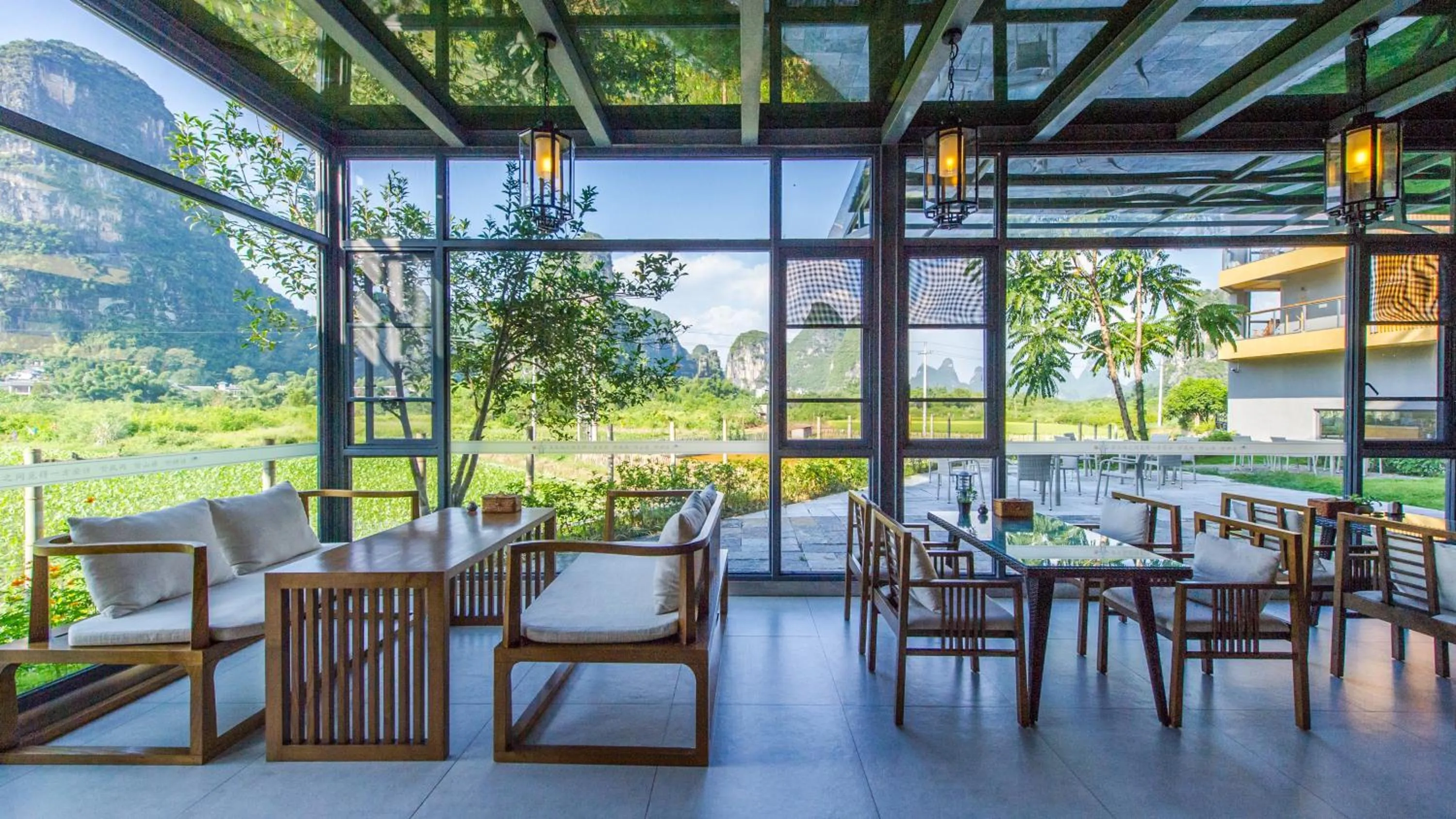 Restaurant/places to eat in Yangshuo Zen Garden Resort - Rich Chinese traditional activities