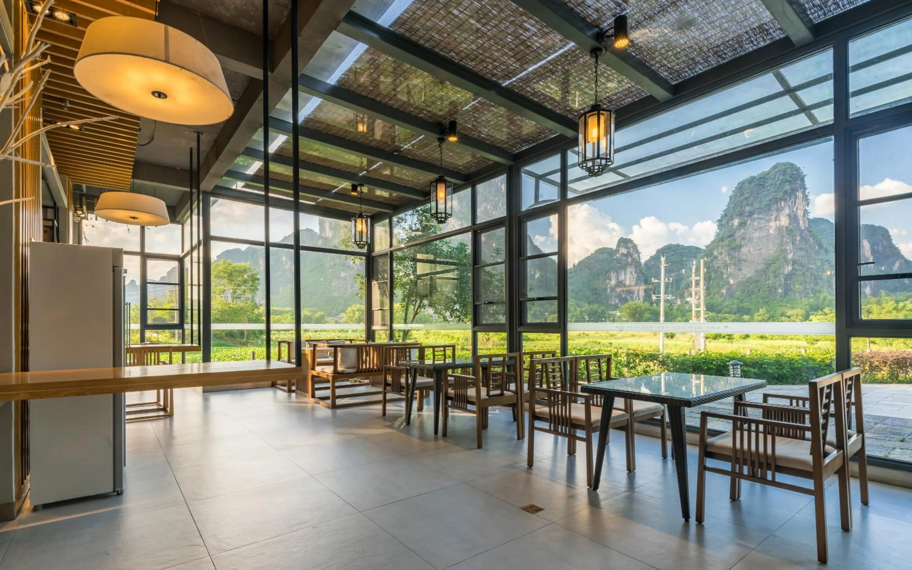 Restaurant/places to eat in Yangshuo Zen Garden Resort - Rich Chinese traditional activities
