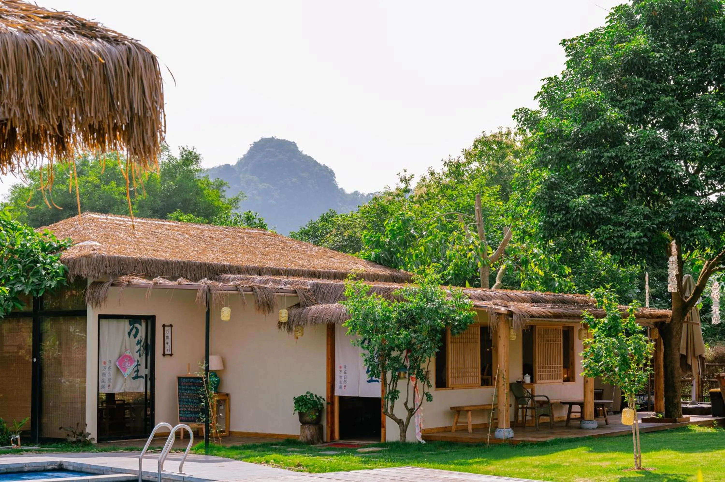 Garden in Yangshuo Zen Garden Resort - Rich Chinese traditional activities