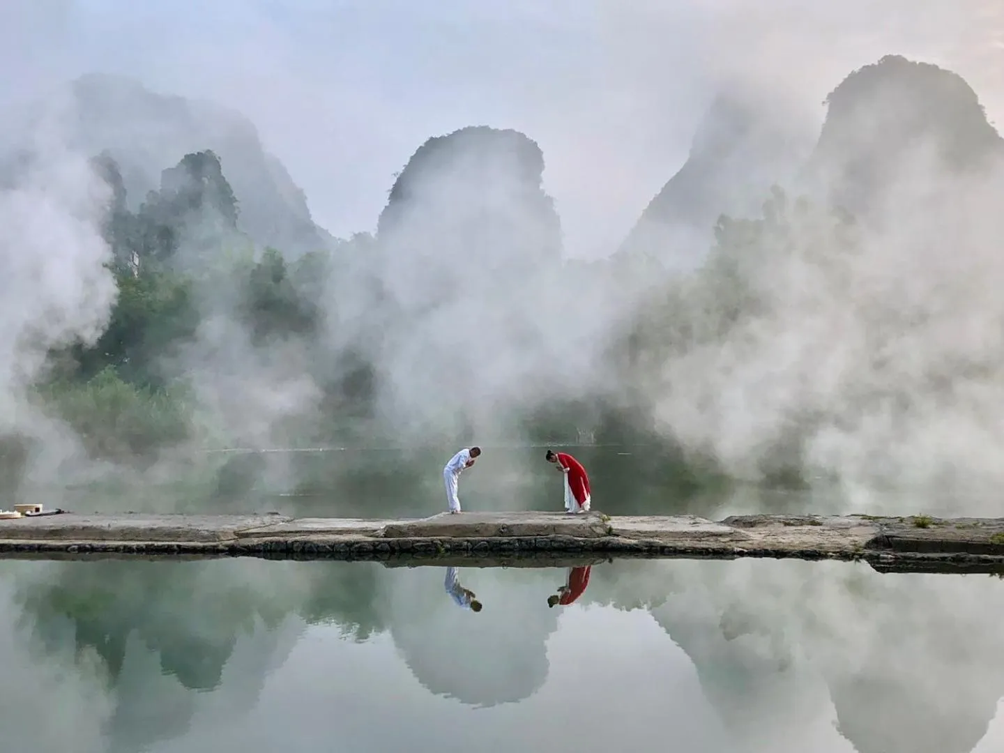 View (from property/room) in Yangshuo Zen Garden Resort - Rich Chinese traditional activities