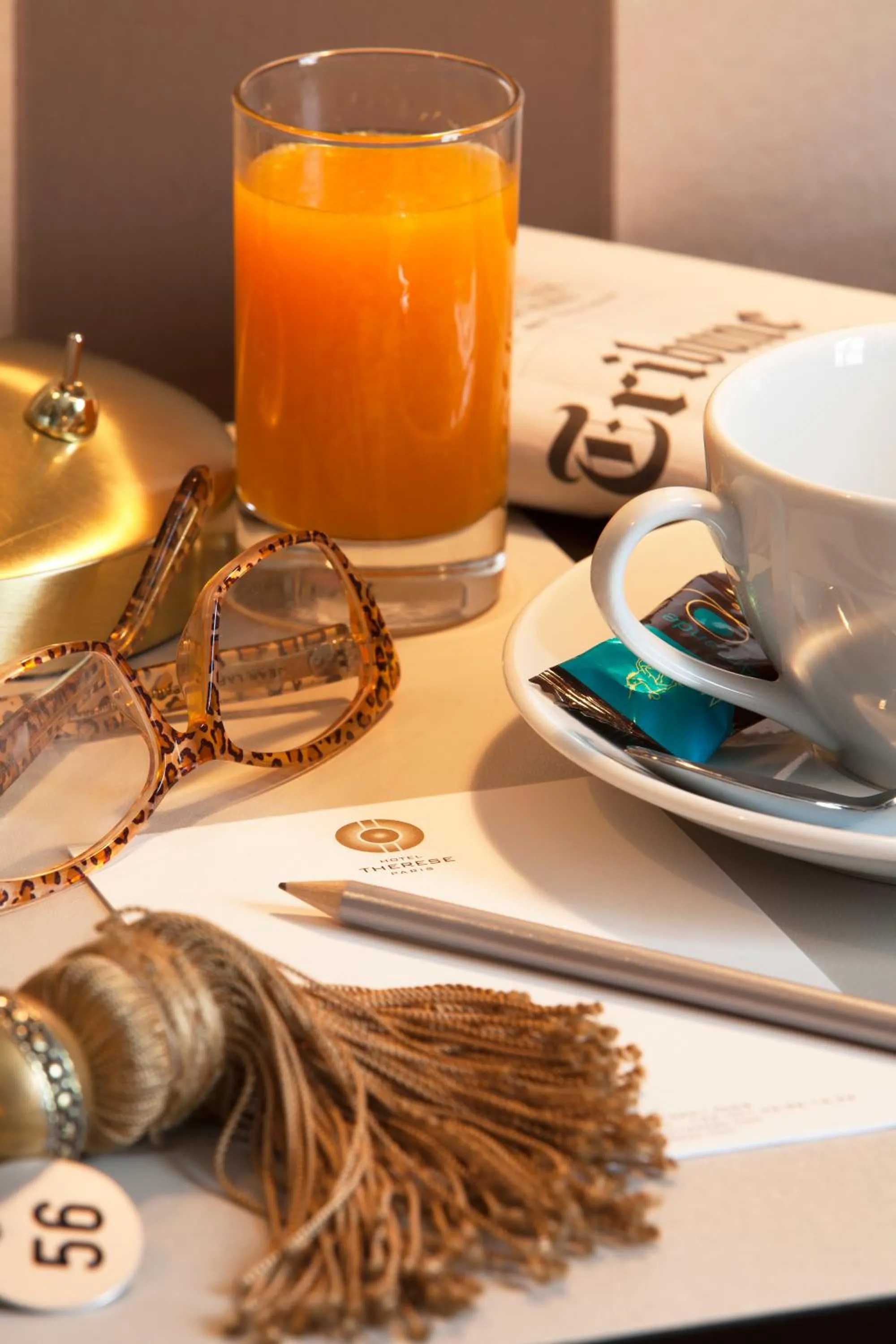 Food and drinks in Hôtel Thérèse