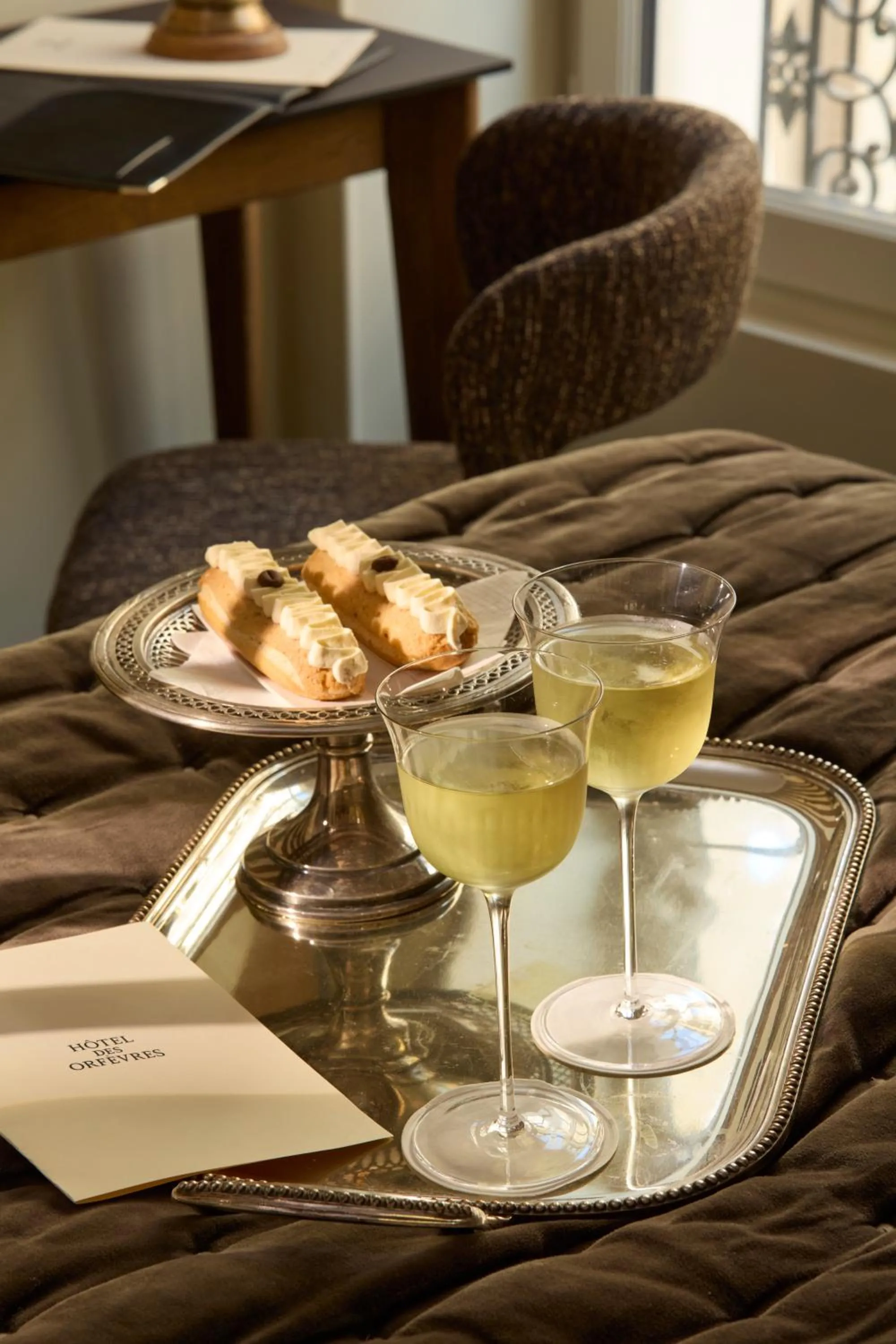 Bed in Hotel des Orfèvres
