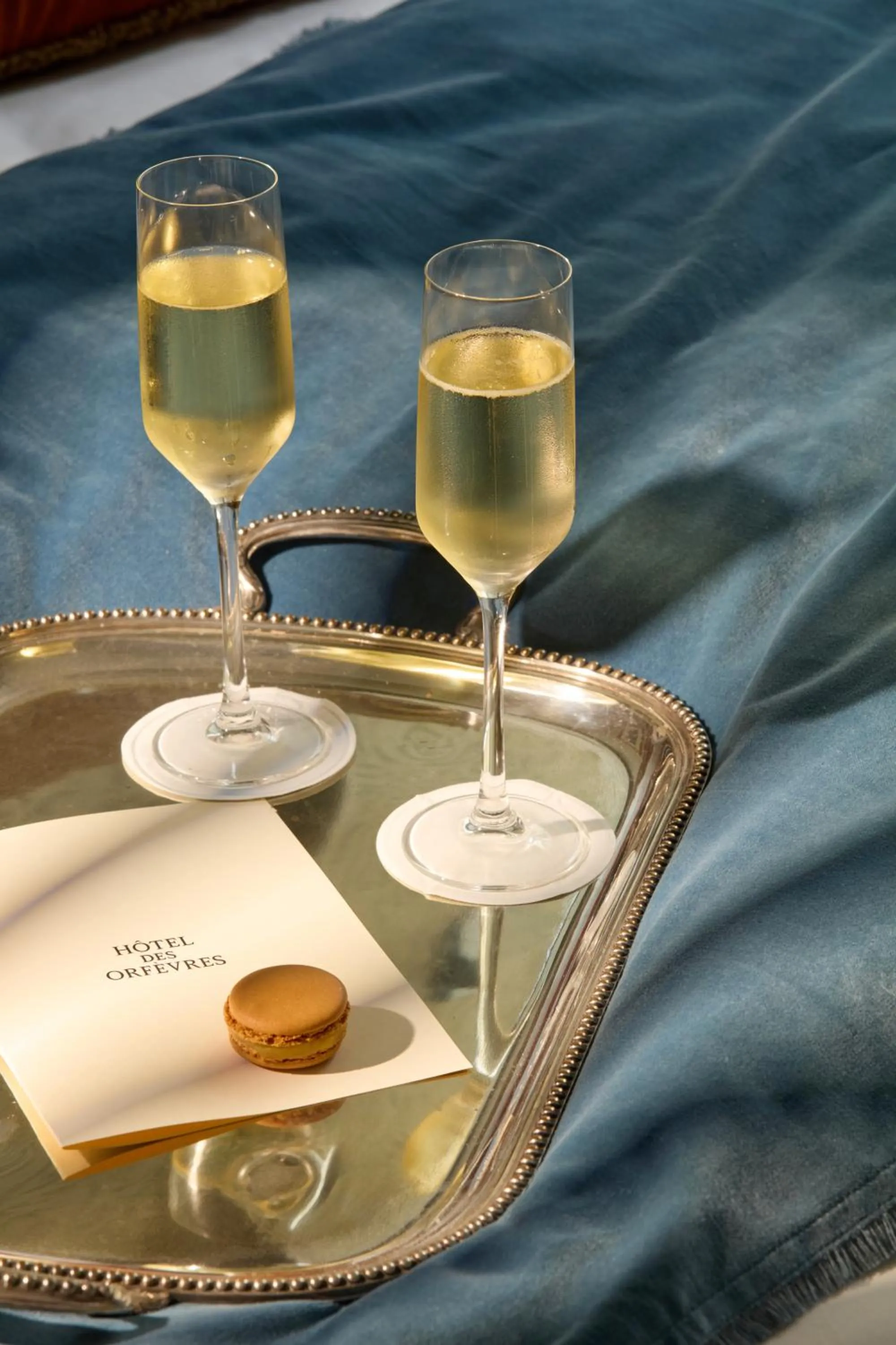 Bed in Hotel des Orfèvres