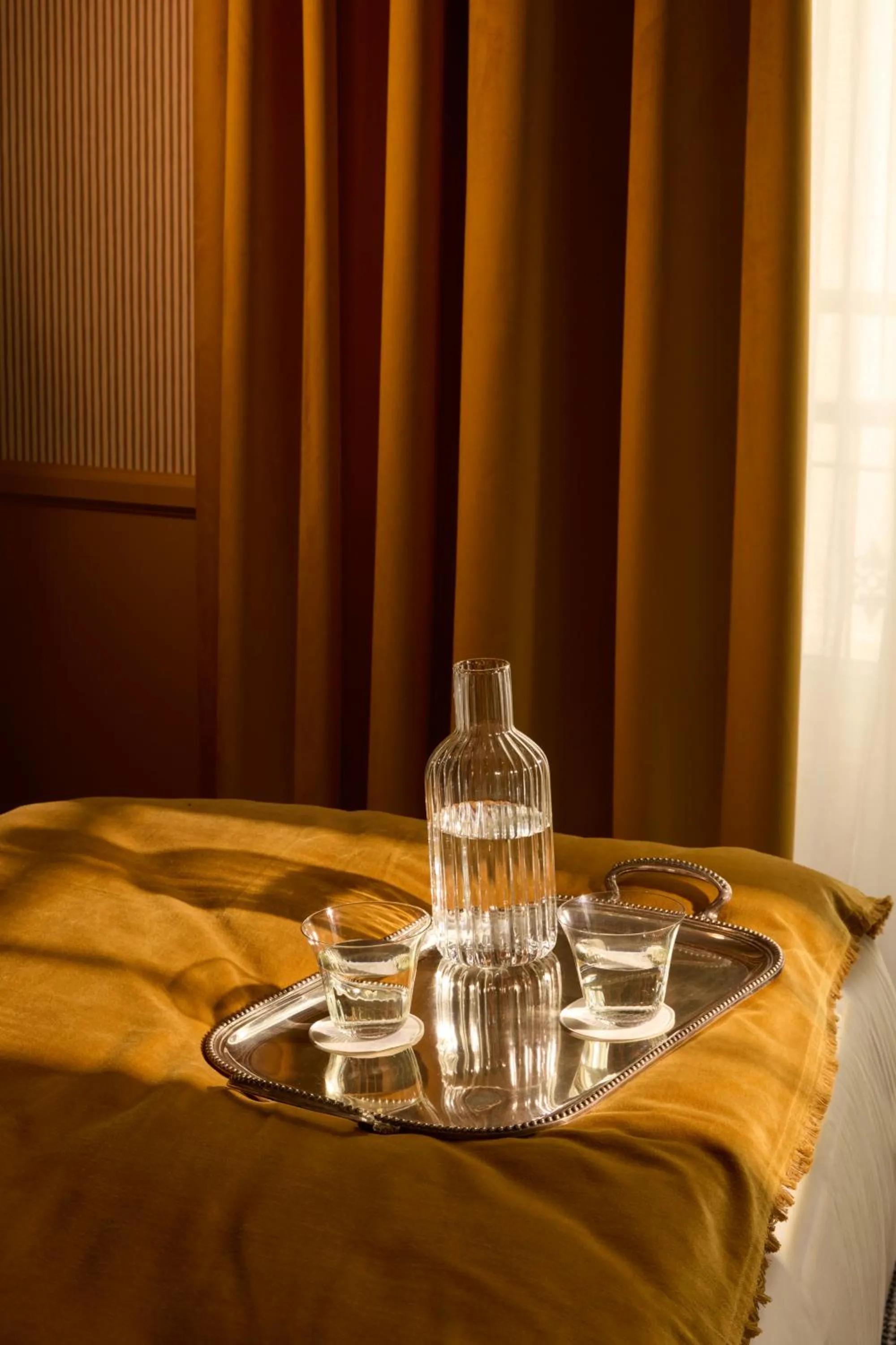 Bed in Hotel des Orfèvres