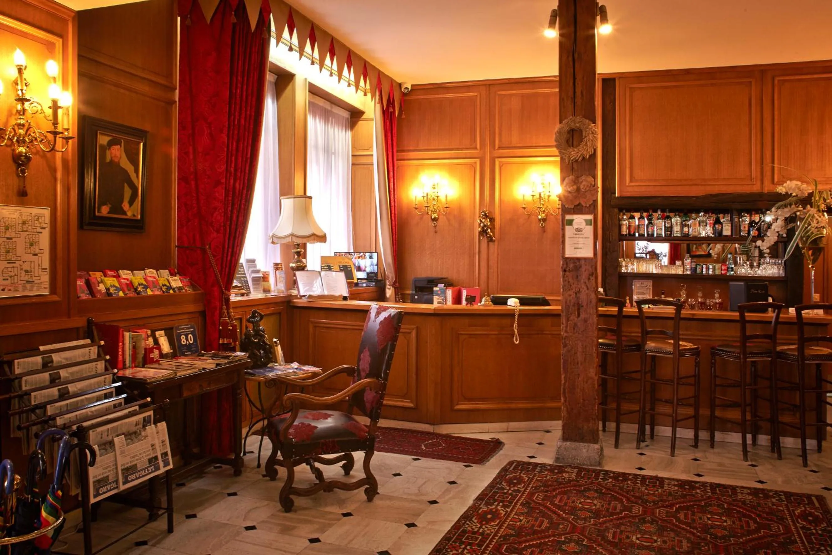 Lobby or reception in Grand Hôtel Dechampaigne
