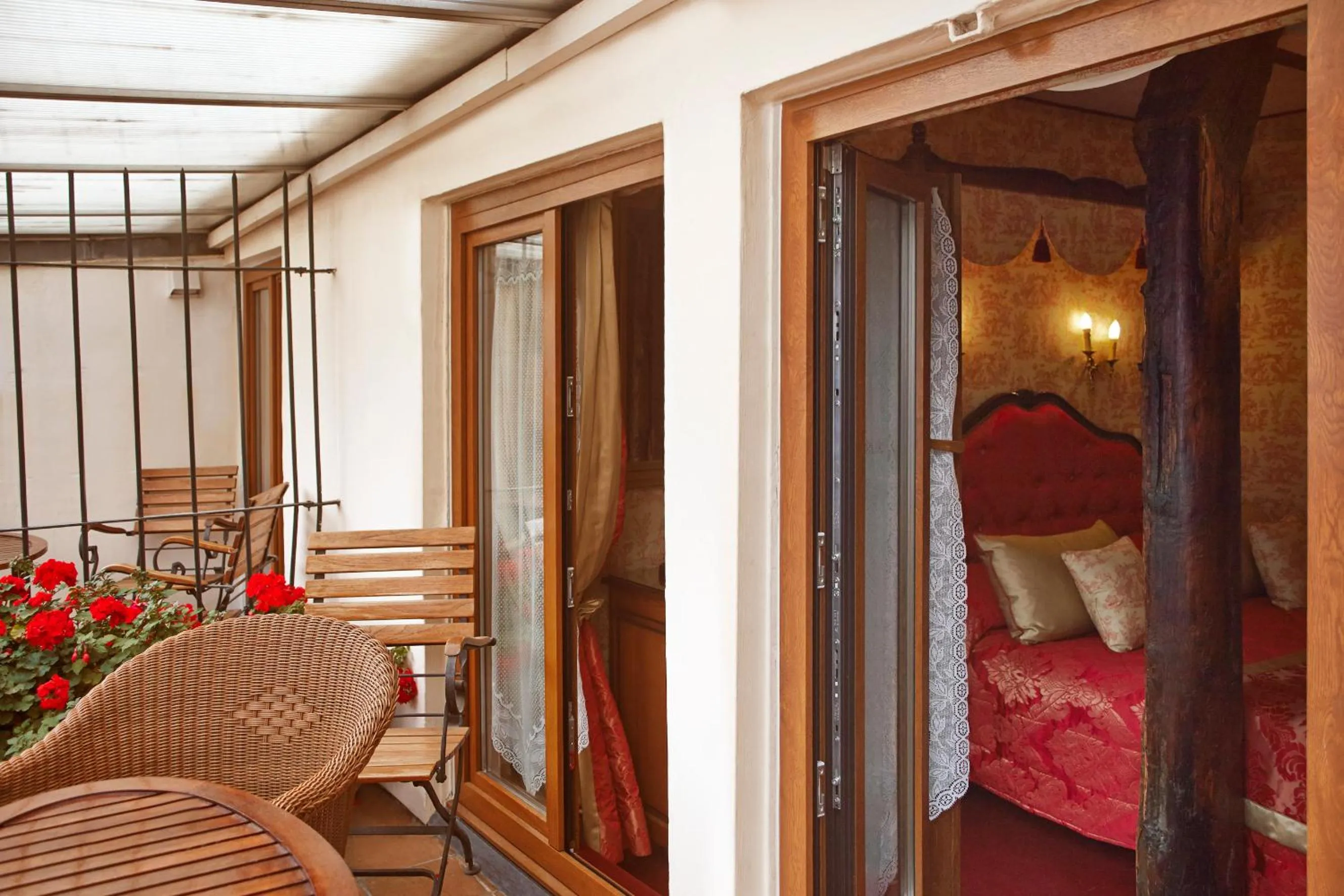 Balcony/Terrace in Grand Hôtel Dechampaigne