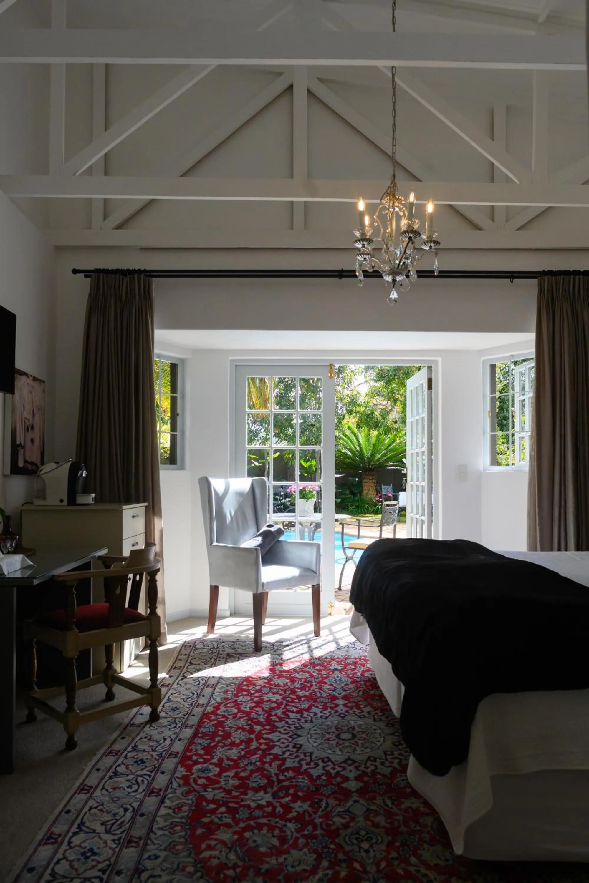 Seating area, Bed in Baruch Guesthouse on Lovell