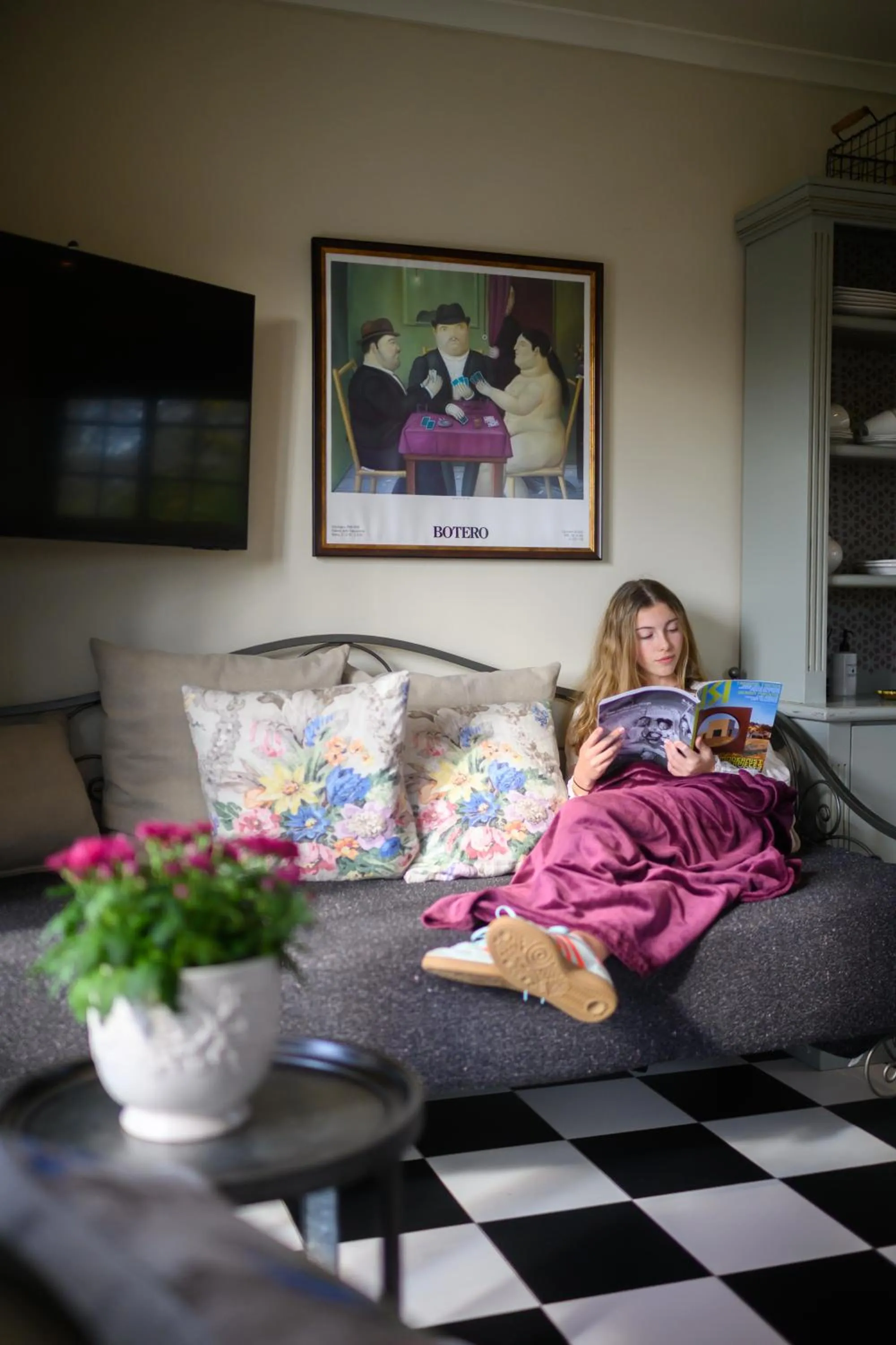 Seating area in Baruch Guesthouse on Lovell