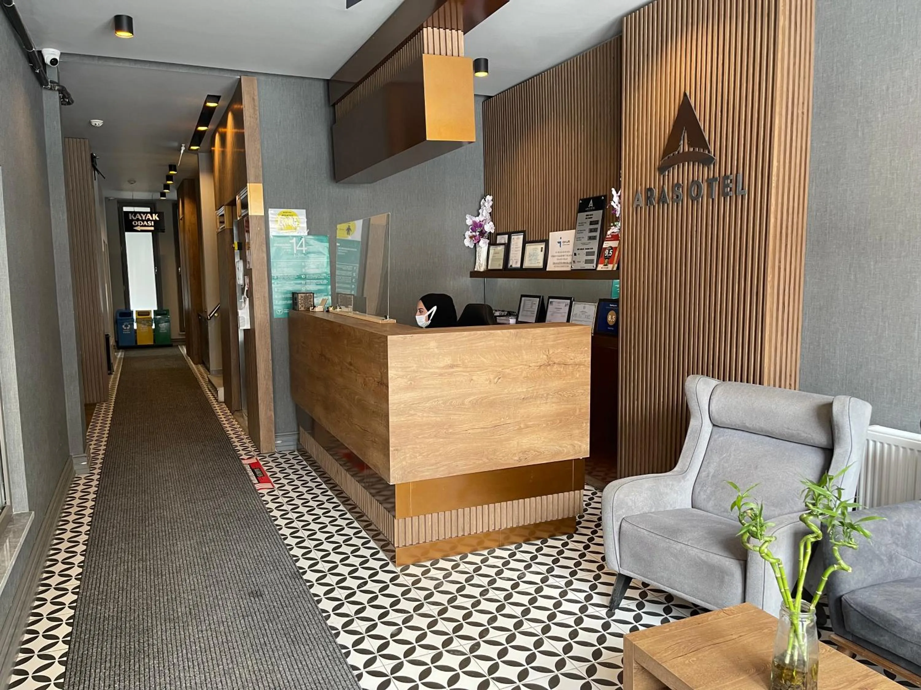 Lobby or reception in Sarıkamış Aras Otel