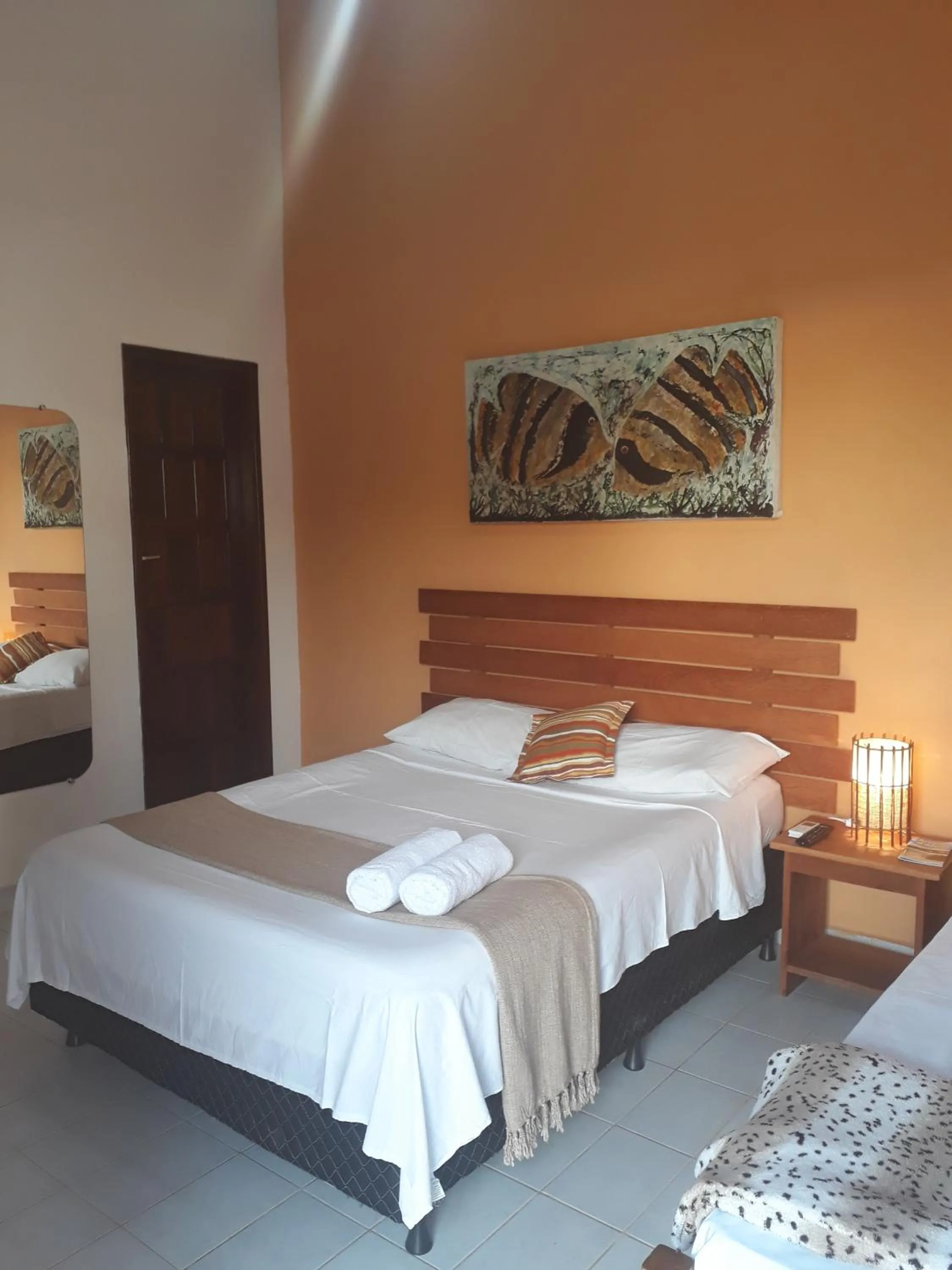 Bed in Pousada Rota Tropicana