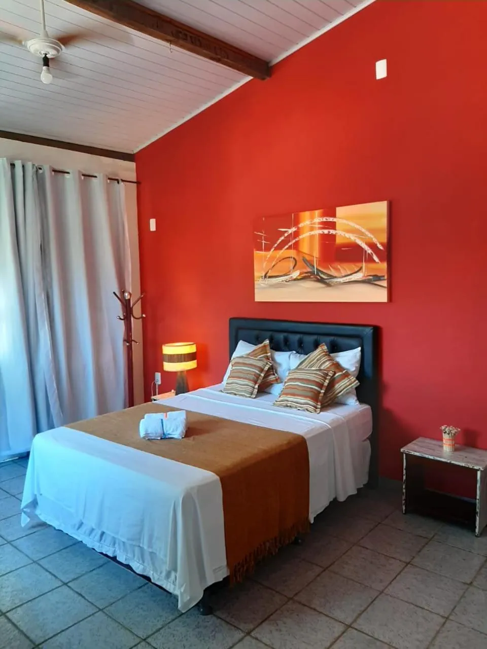 Bed in Pousada Rota Tropicana