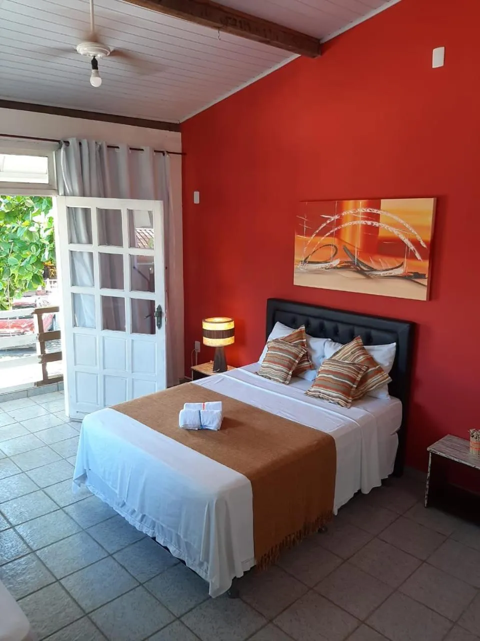 Bed in Pousada Rota Tropicana