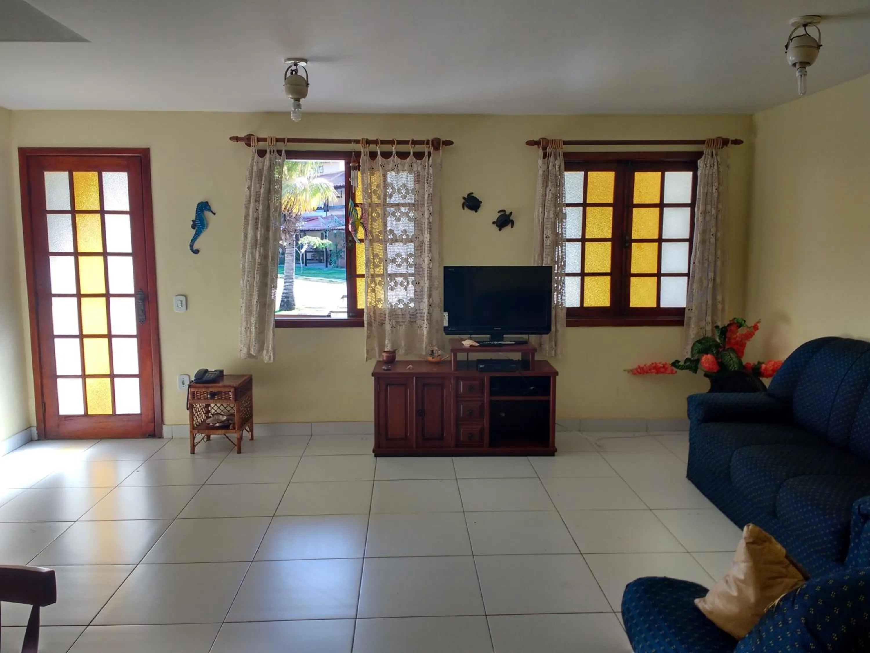 Living room in Casa 4 quartos Condomínio em Frente a Praia Grande