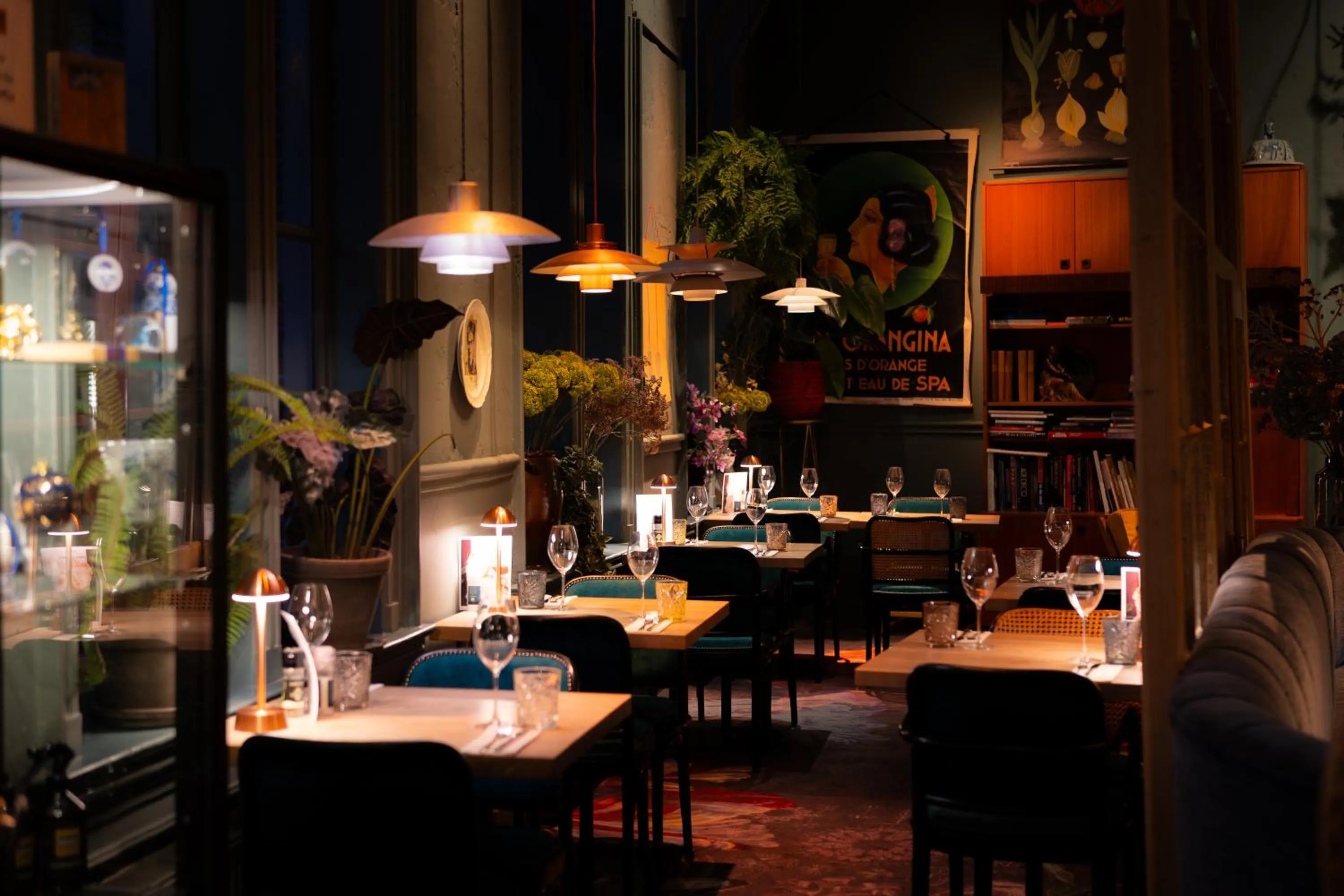 Restaurant/places to eat in Boutiquehotel Staats