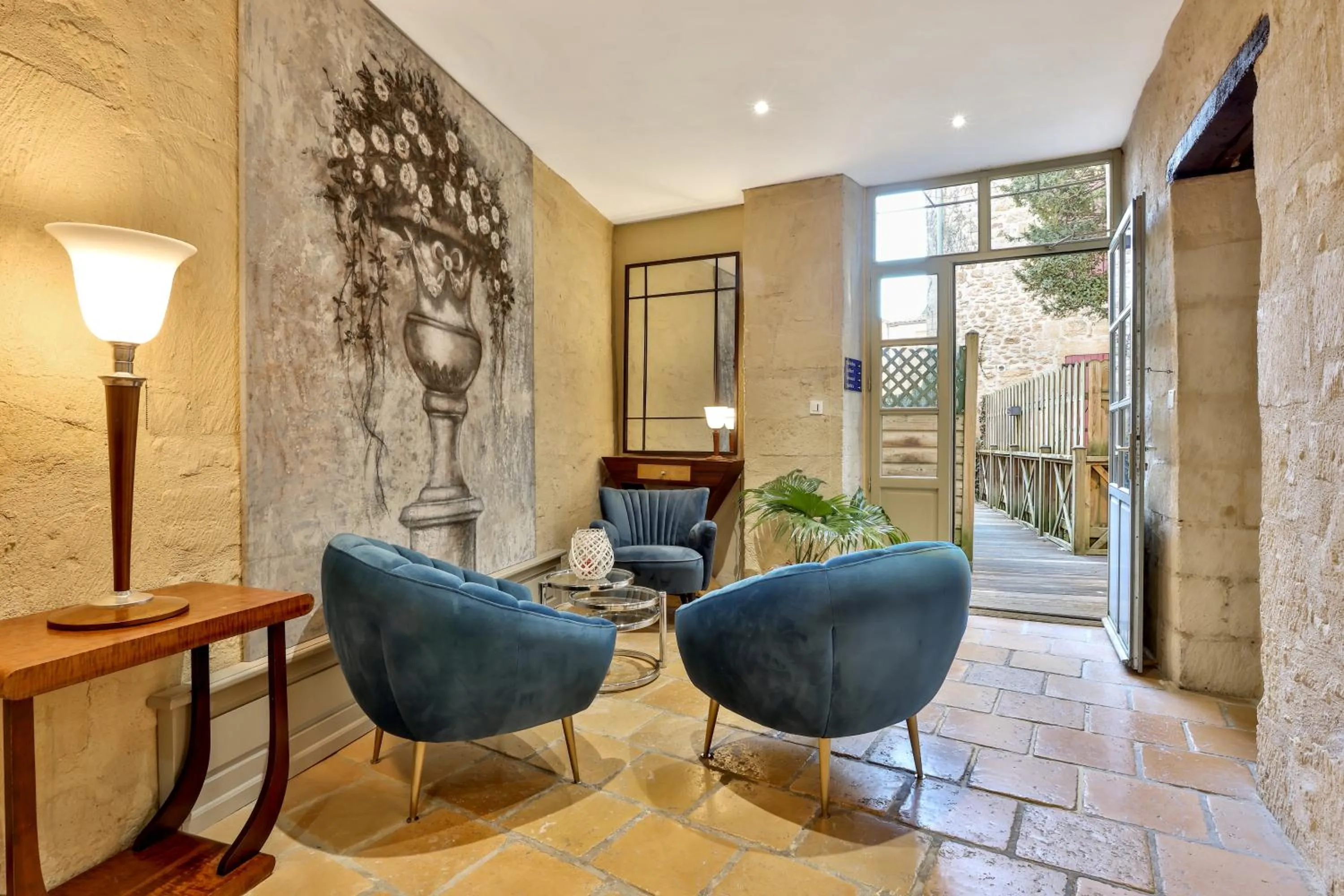 Lobby or reception in La Villa des Consuls - Gîte de tourisme de charme