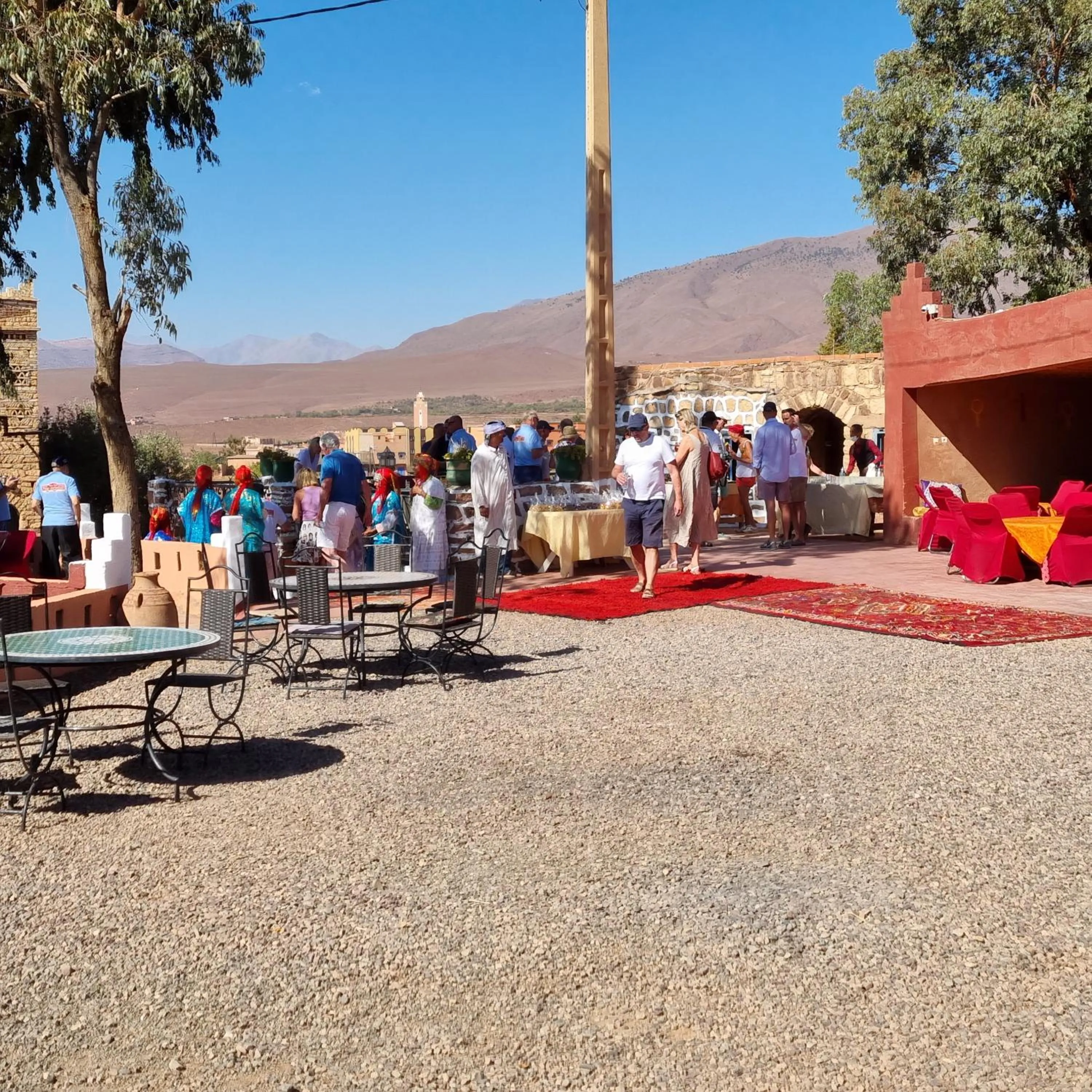 Balcony/Terrace in Auberge Restaurant Telouet