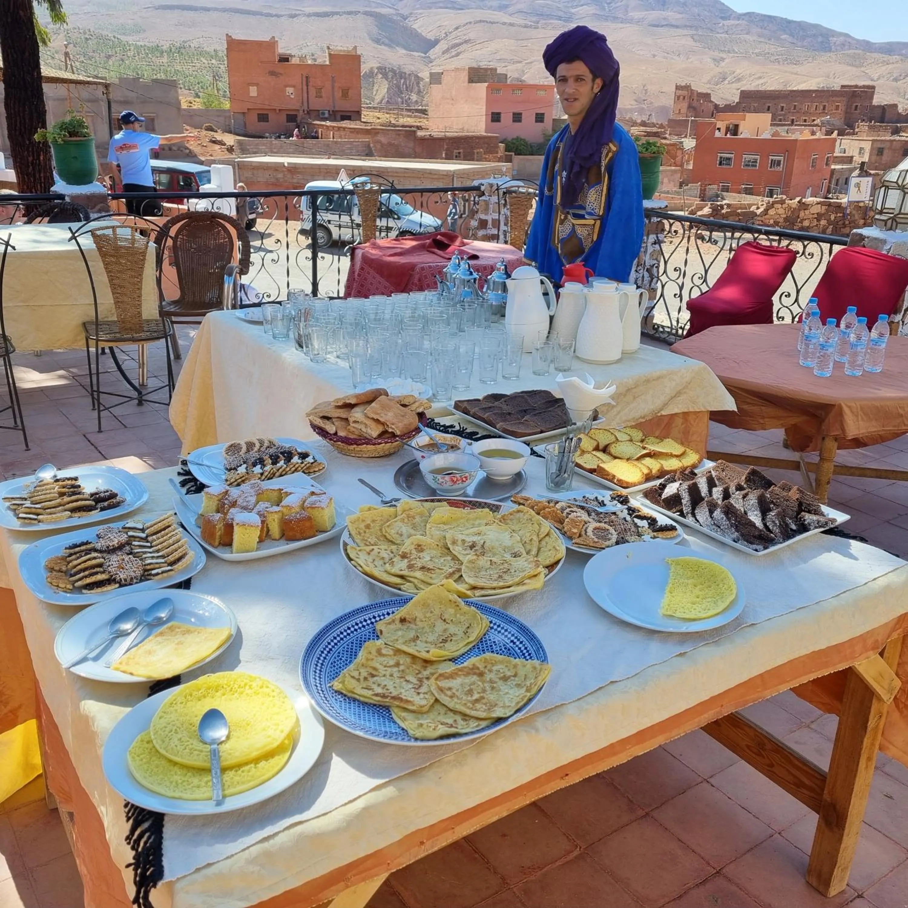 Breakfast in Auberge Restaurant Telouet
