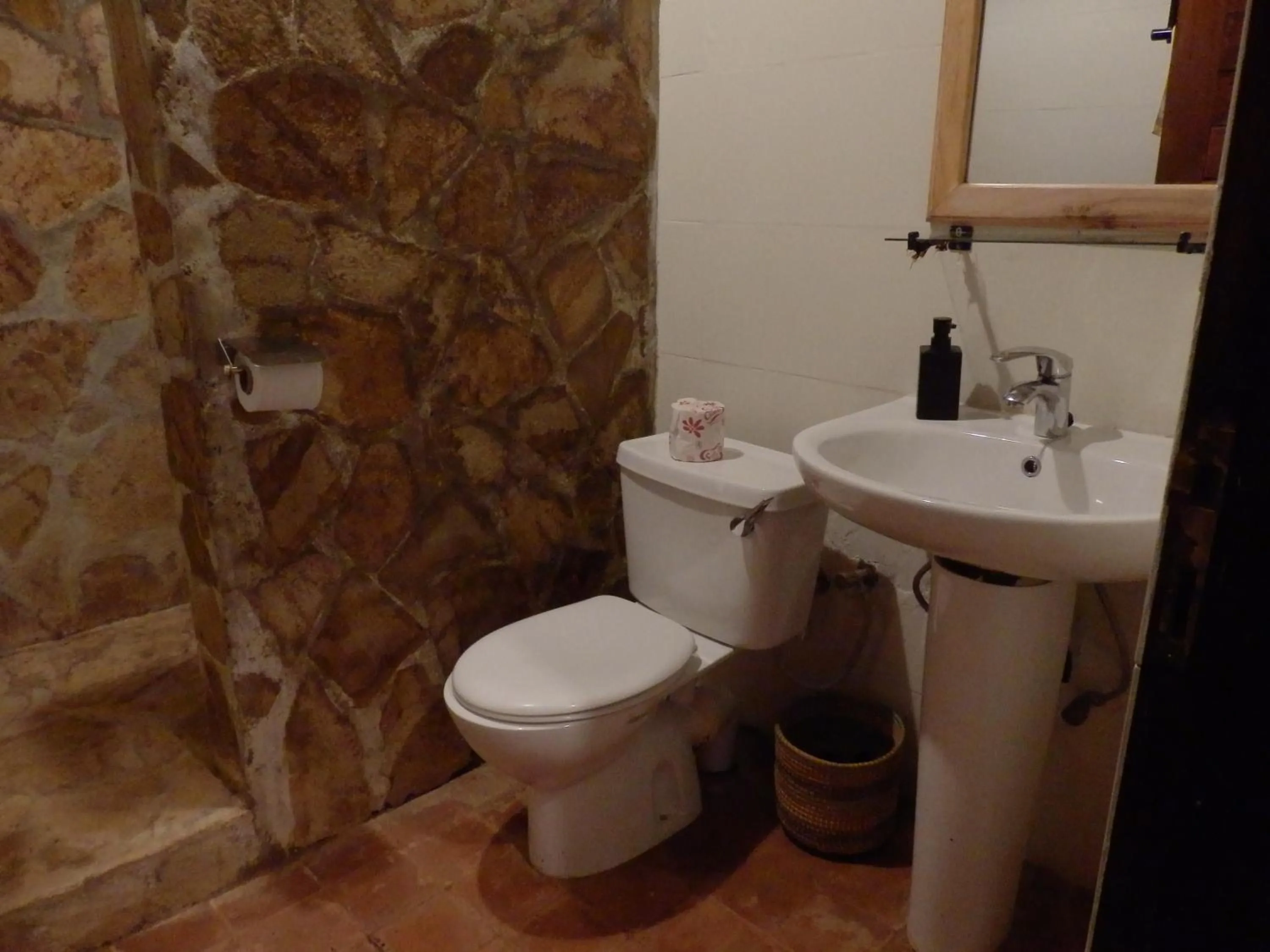 Bathroom in ViaVia Entebbe