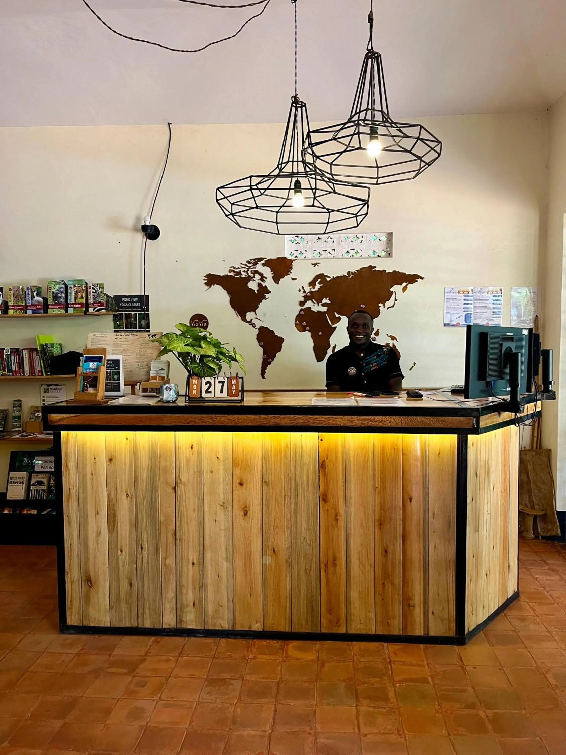 Lobby or reception in ViaVia Entebbe