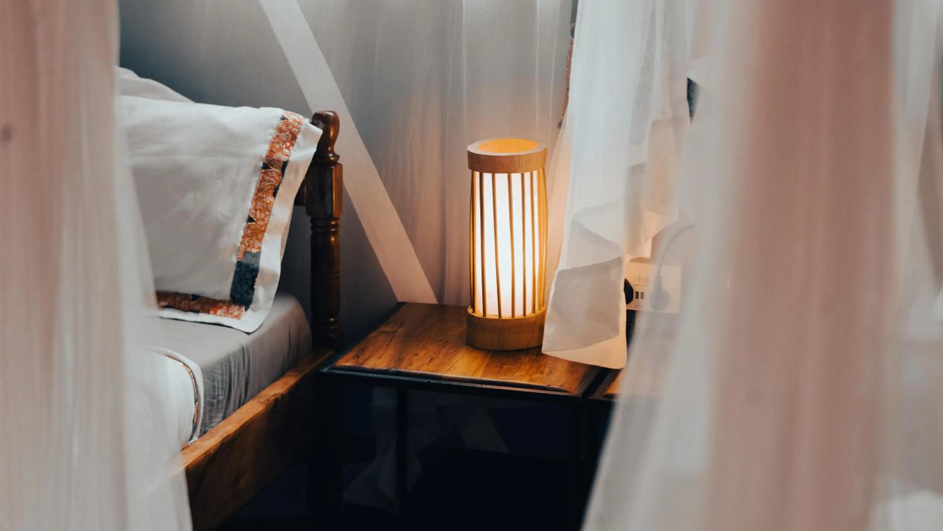 Decorative detail, Bed in ViaVia Entebbe