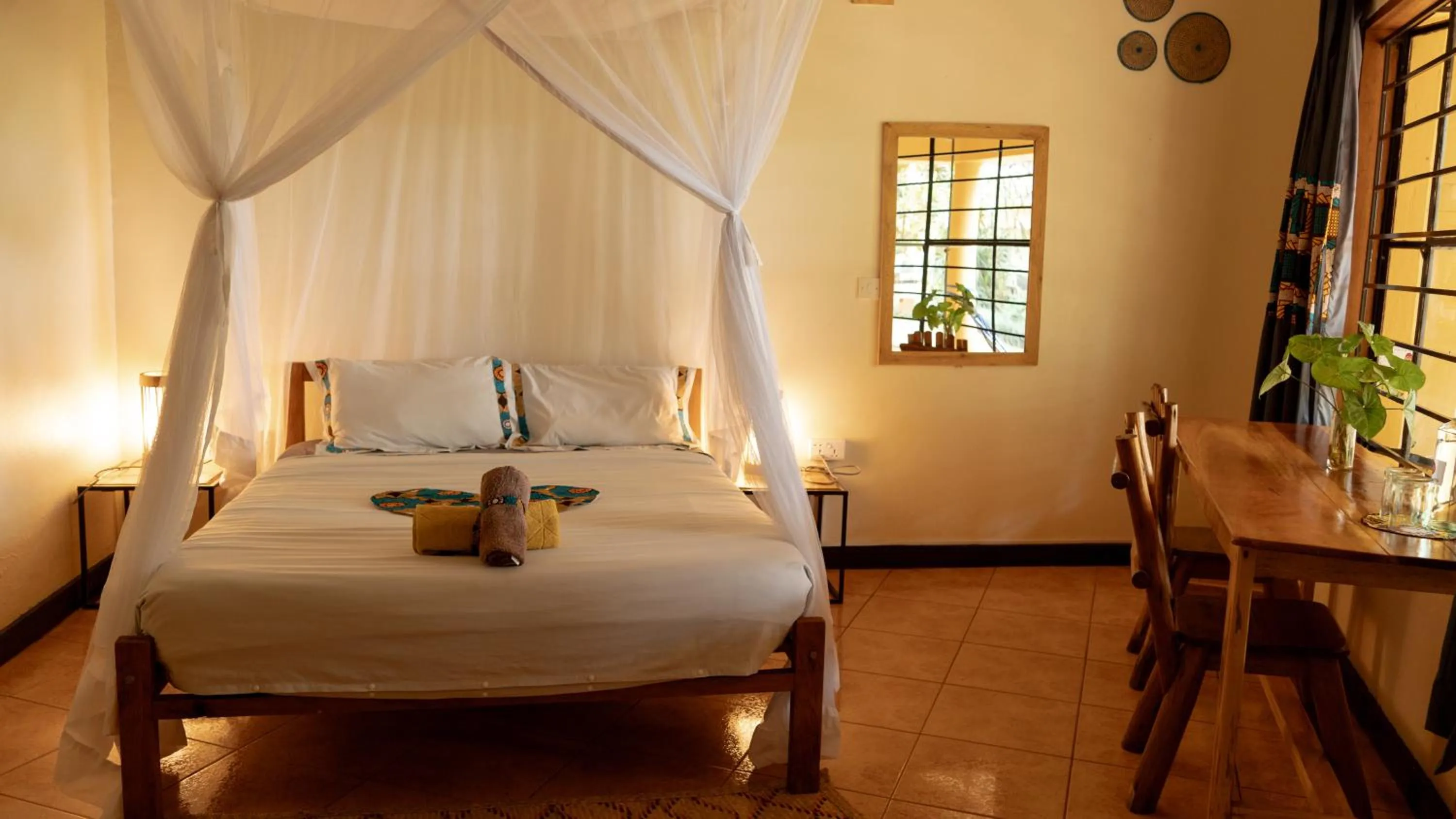 Photo of the whole room, Bed in ViaVia Entebbe