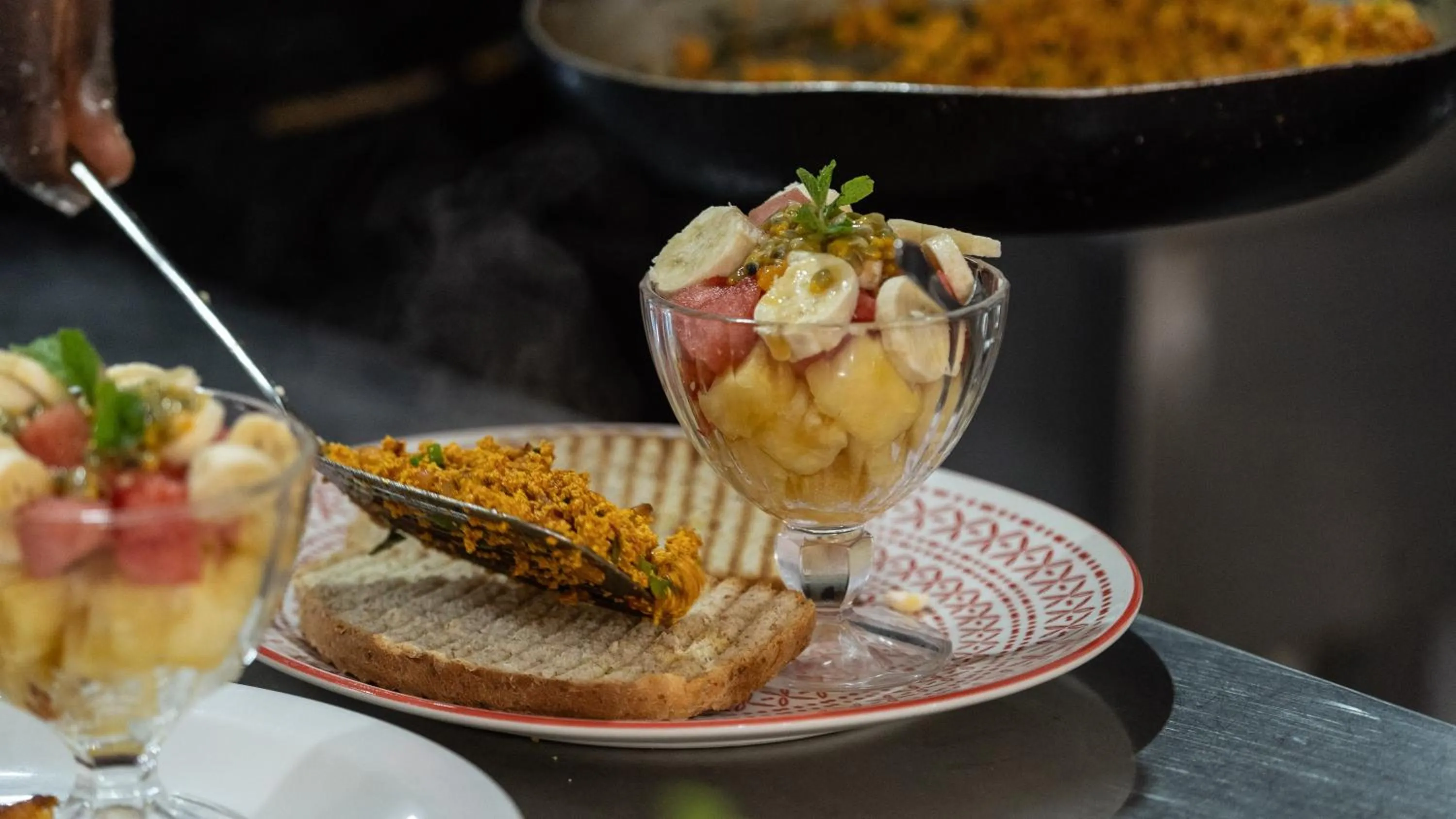 Food close-up in ViaVia Entebbe