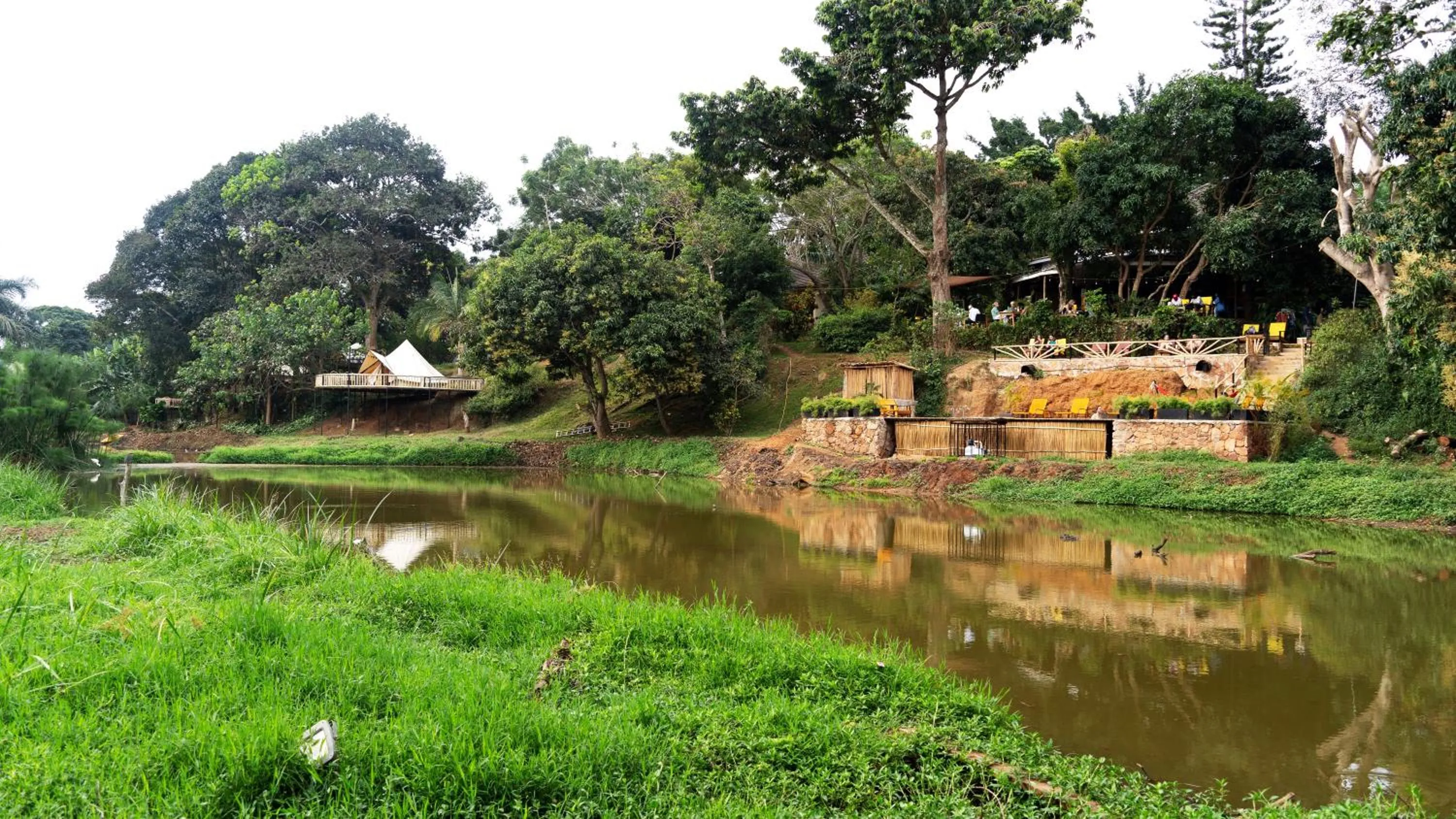 Lake view in ViaVia Entebbe