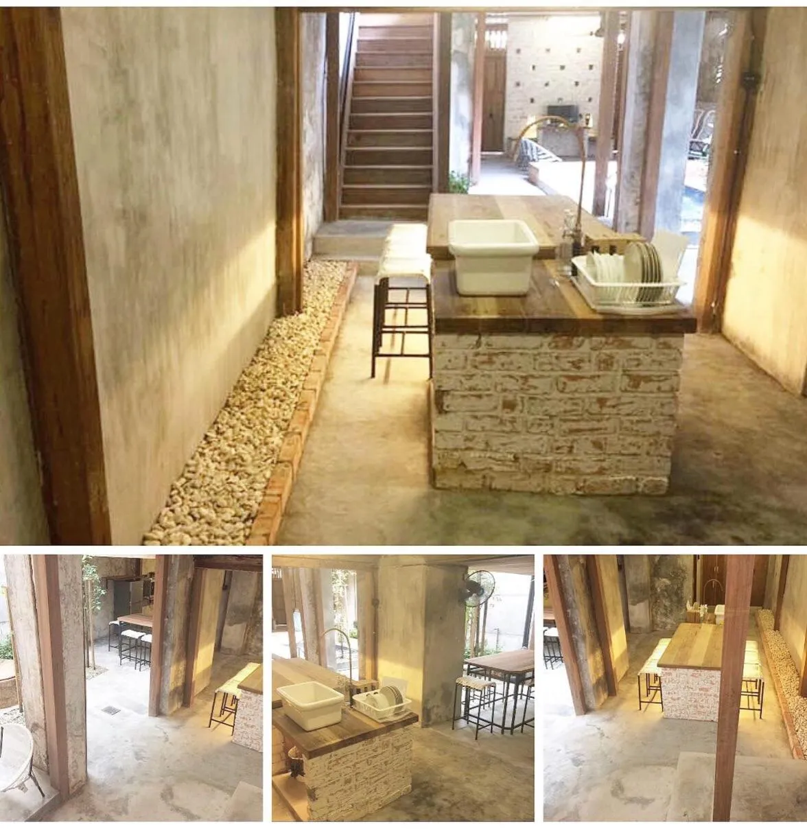 Communal kitchen in Rimba Hang Kasturi Villa