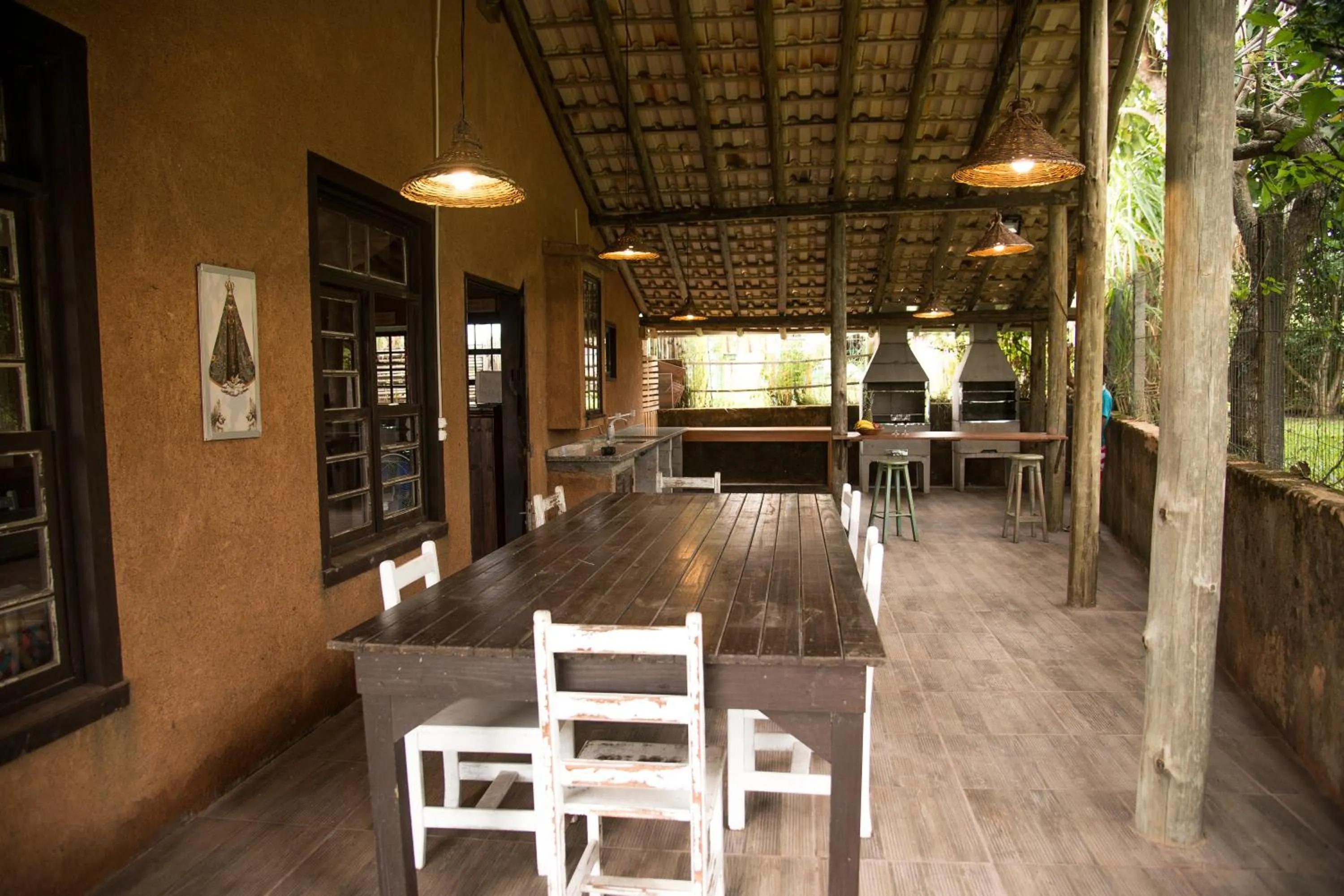 BBQ facilities in Pousada La Creación