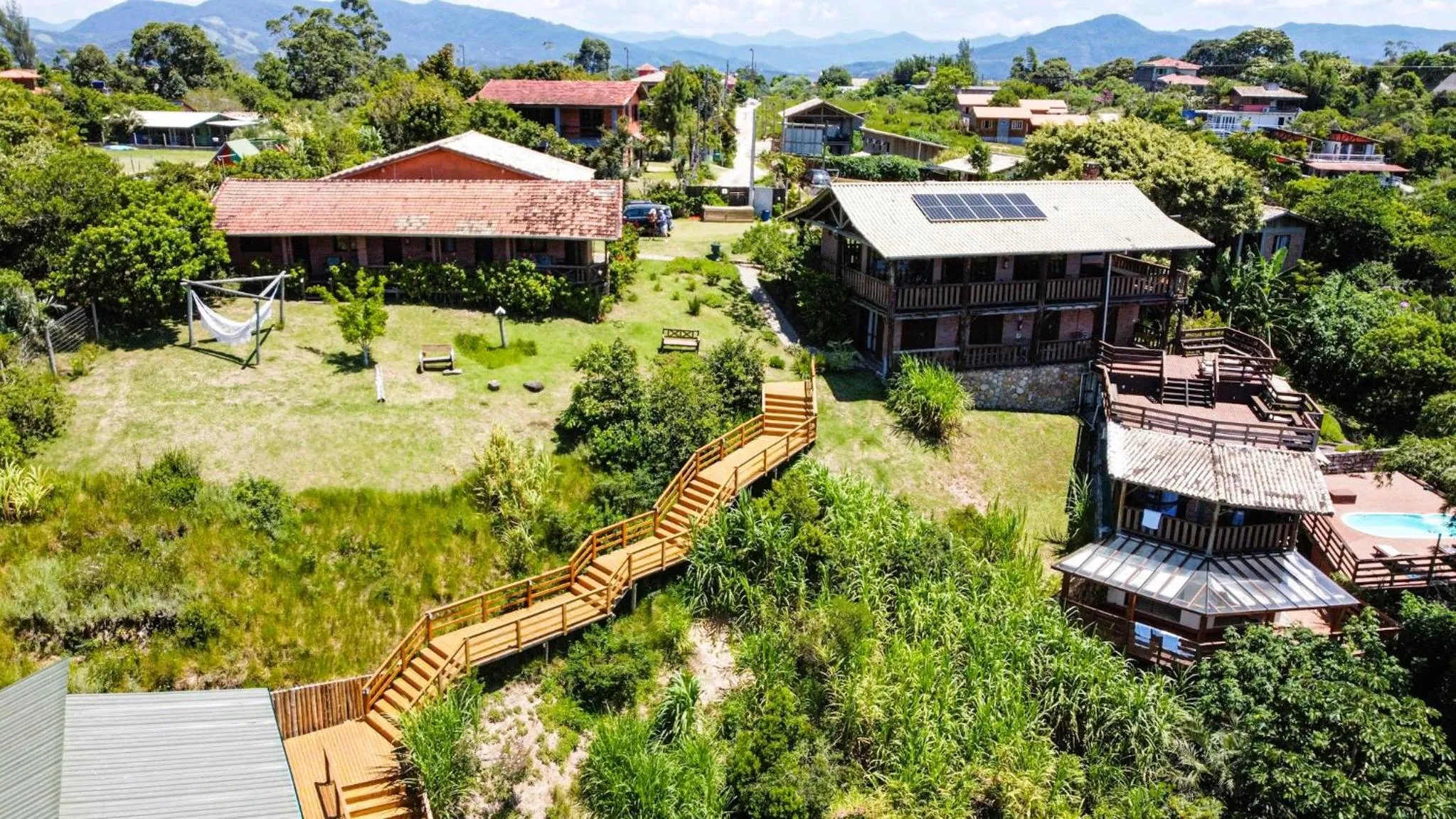 Property building in Pousada La Creación