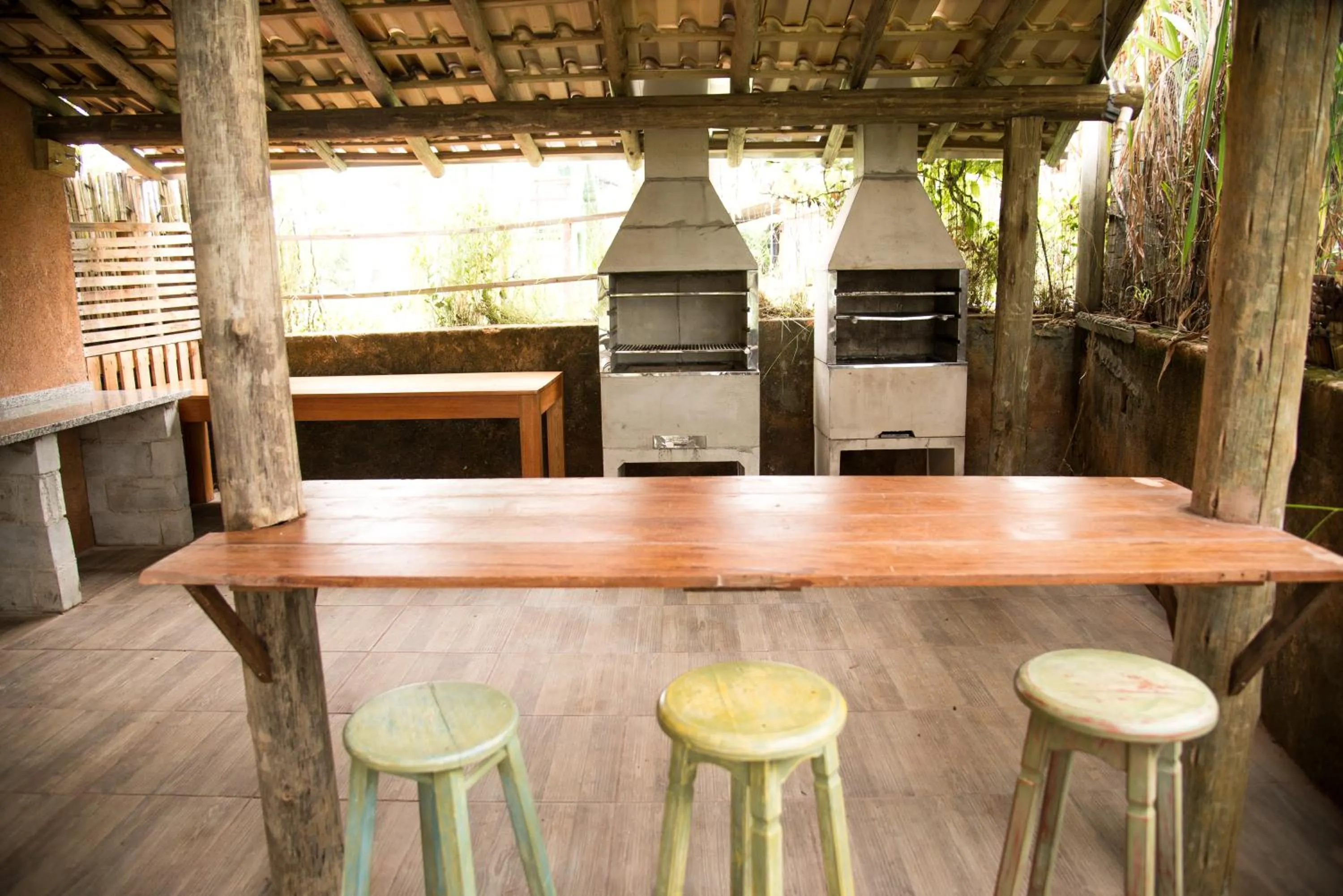 BBQ facilities in Pousada La Creación