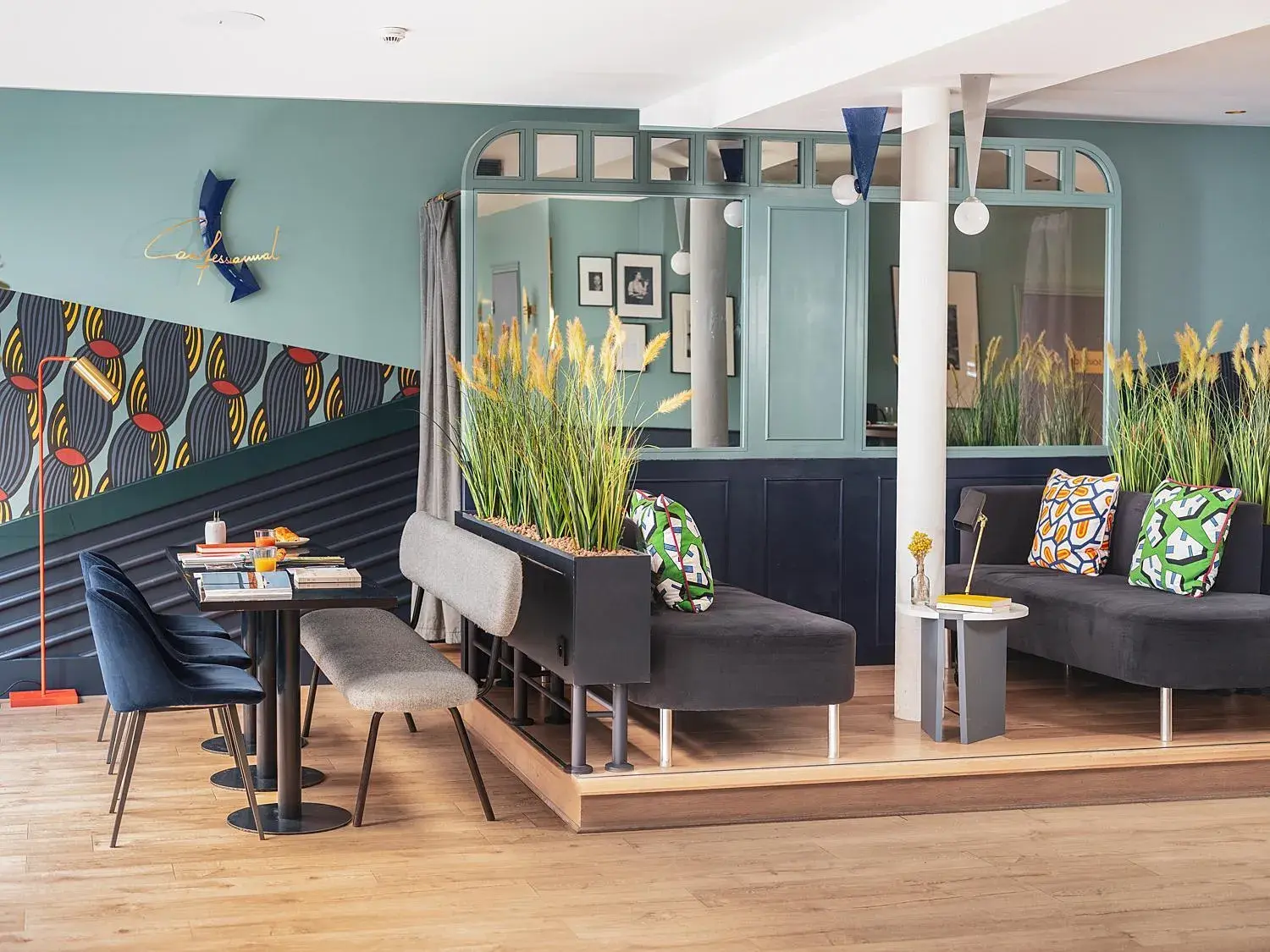 Living room in Bob Hotel Living room in Bob Hotel