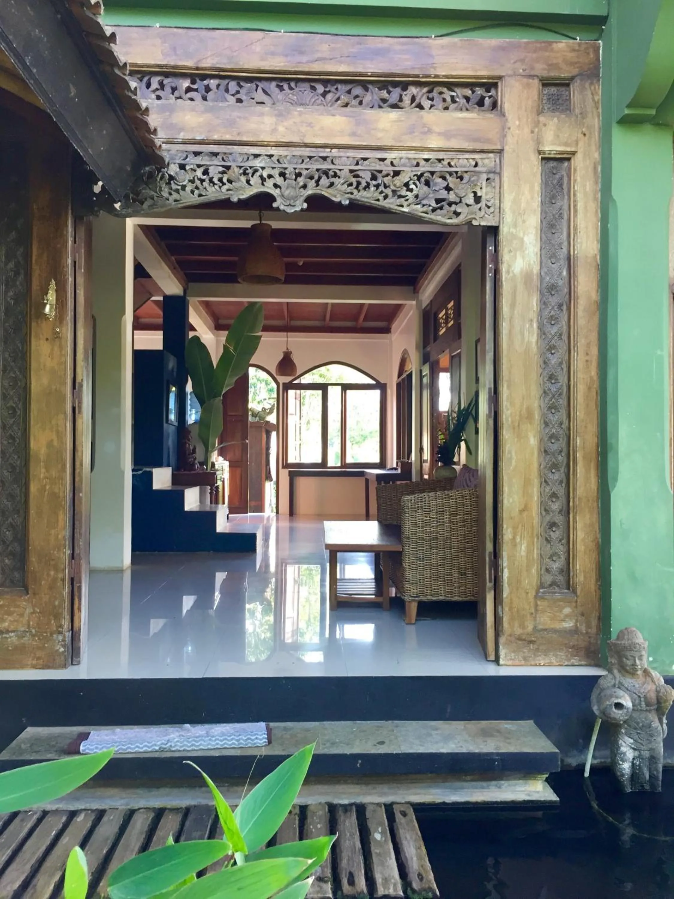 Facade/entrance in Bali Mountain Retreat