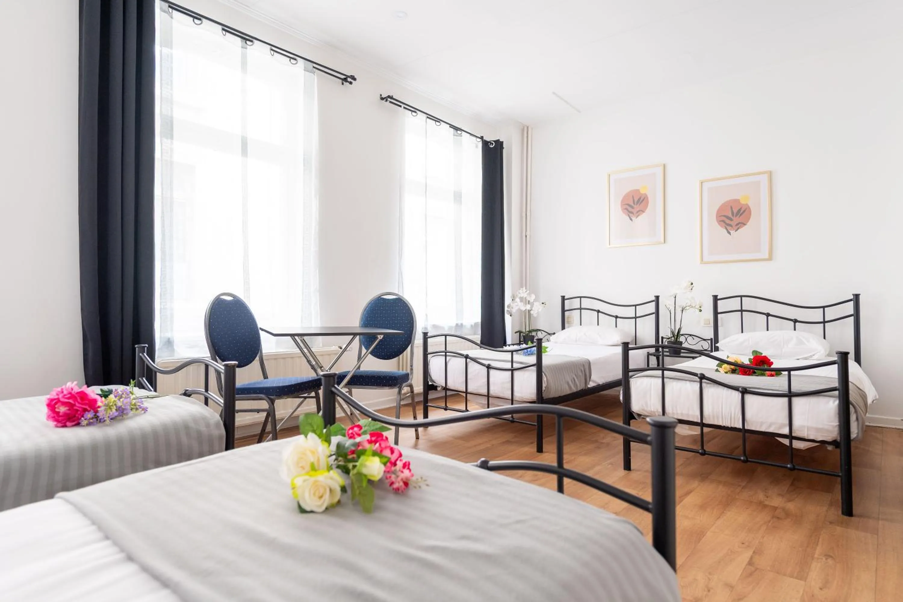 Bed in Hotel Le Grand Colombier